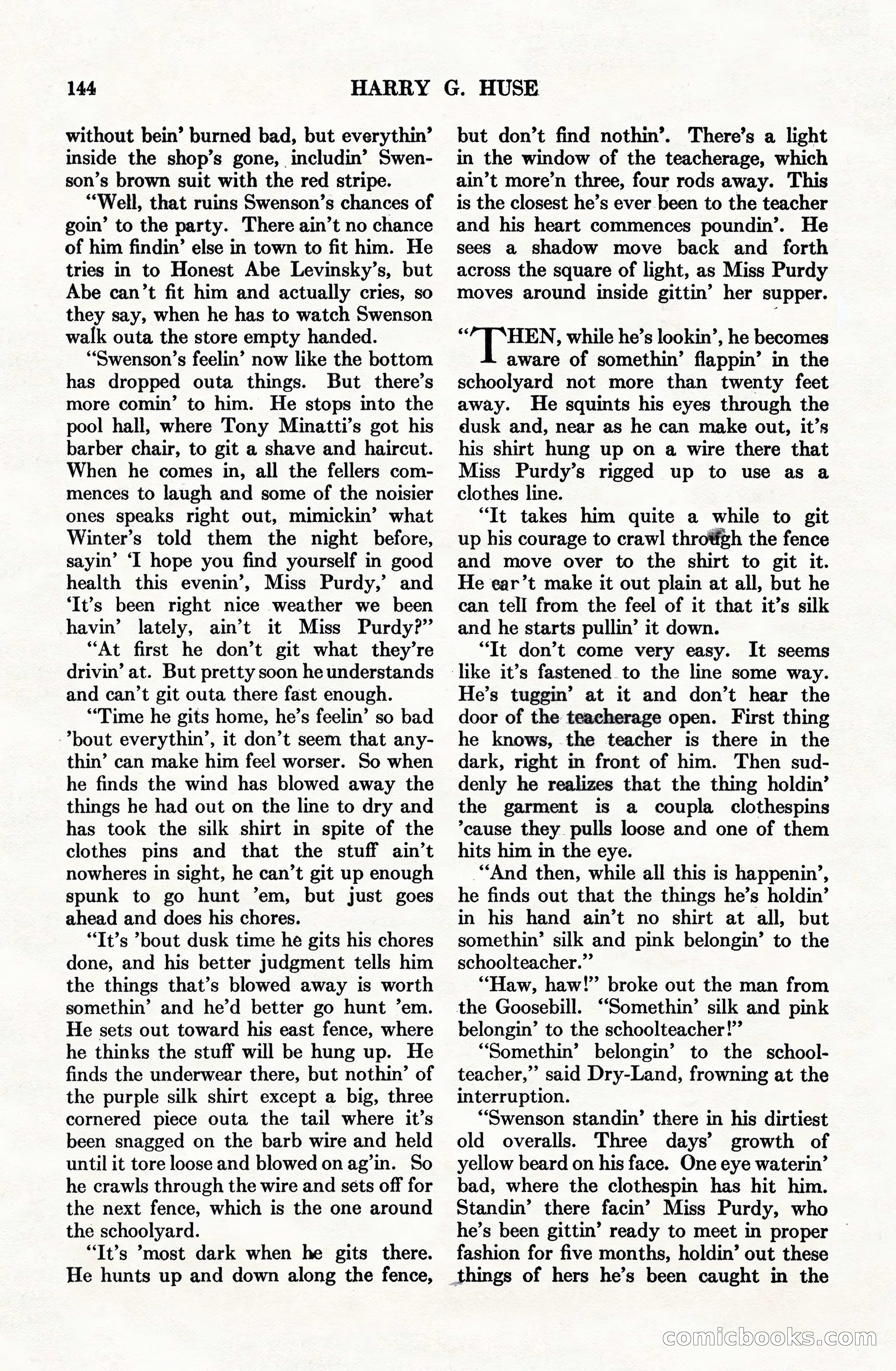 Adventure Magazine Cover, June 15, 1928 — page 146 of 194