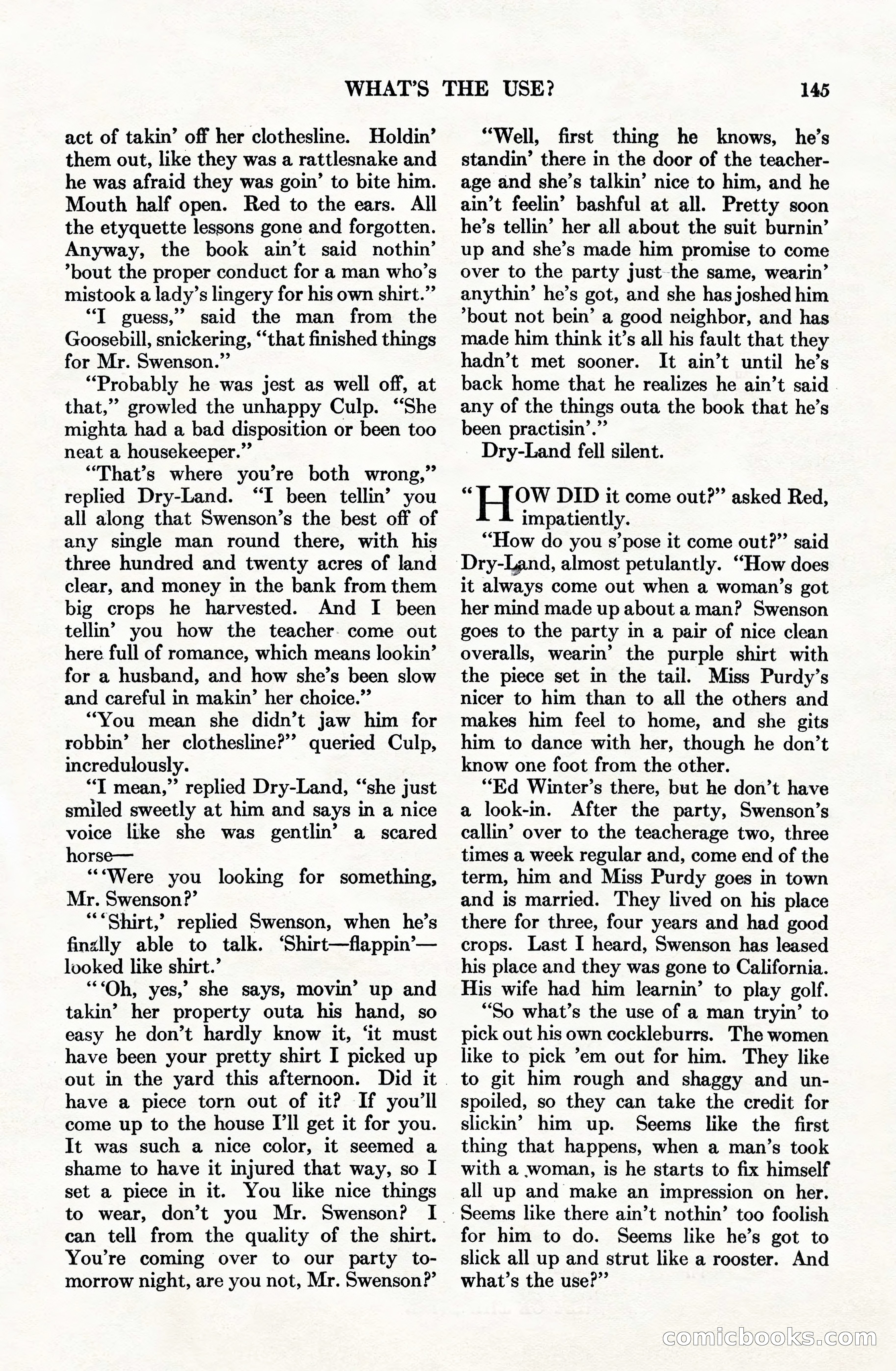 Adventure Magazine Cover, June 15, 1928 — page 147 of 194