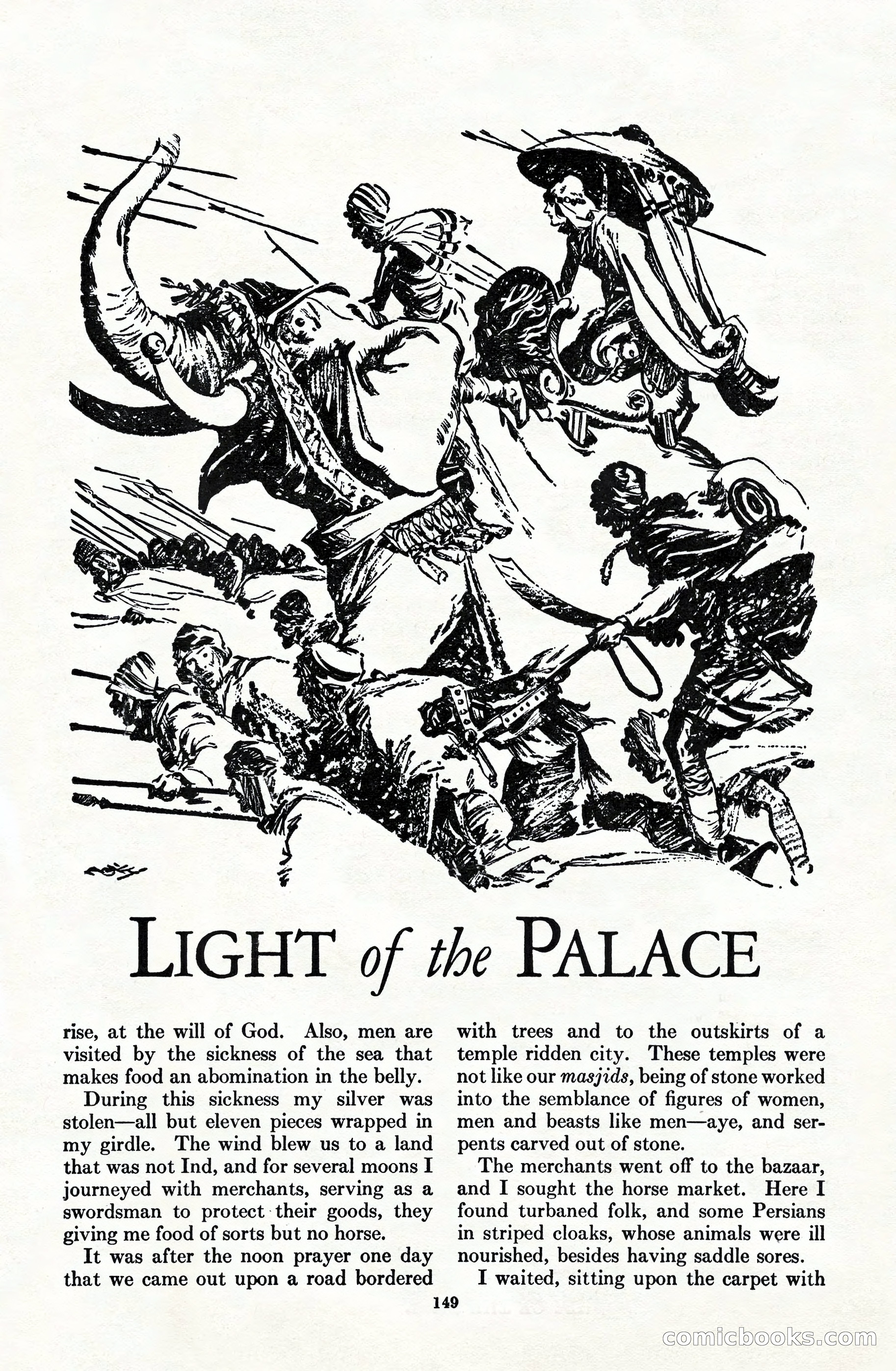 Adventure Magazine Cover, June 15, 1928 — page 151 of 194