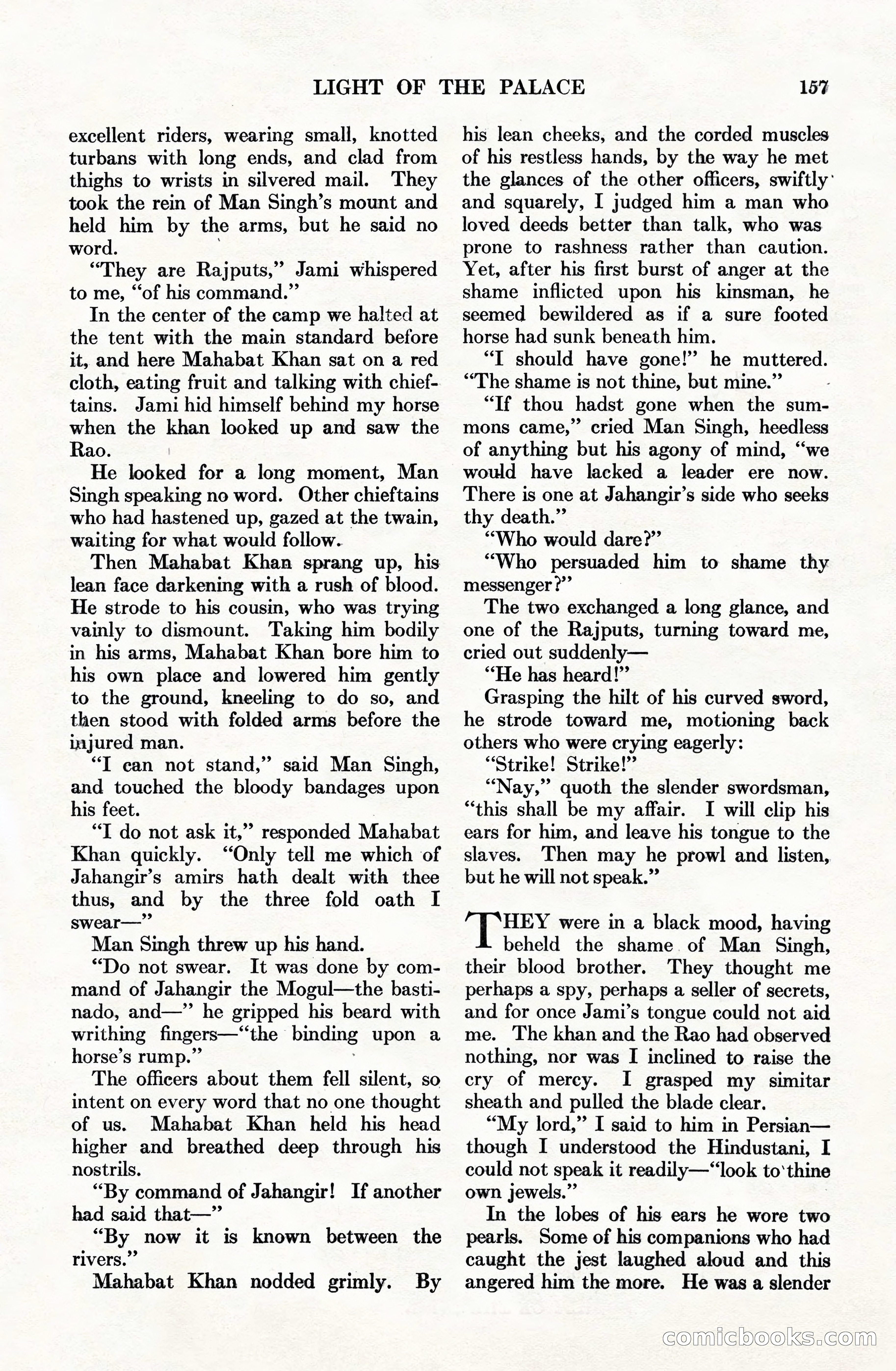 Adventure Magazine Cover, June 15, 1928 — page 159 of 194