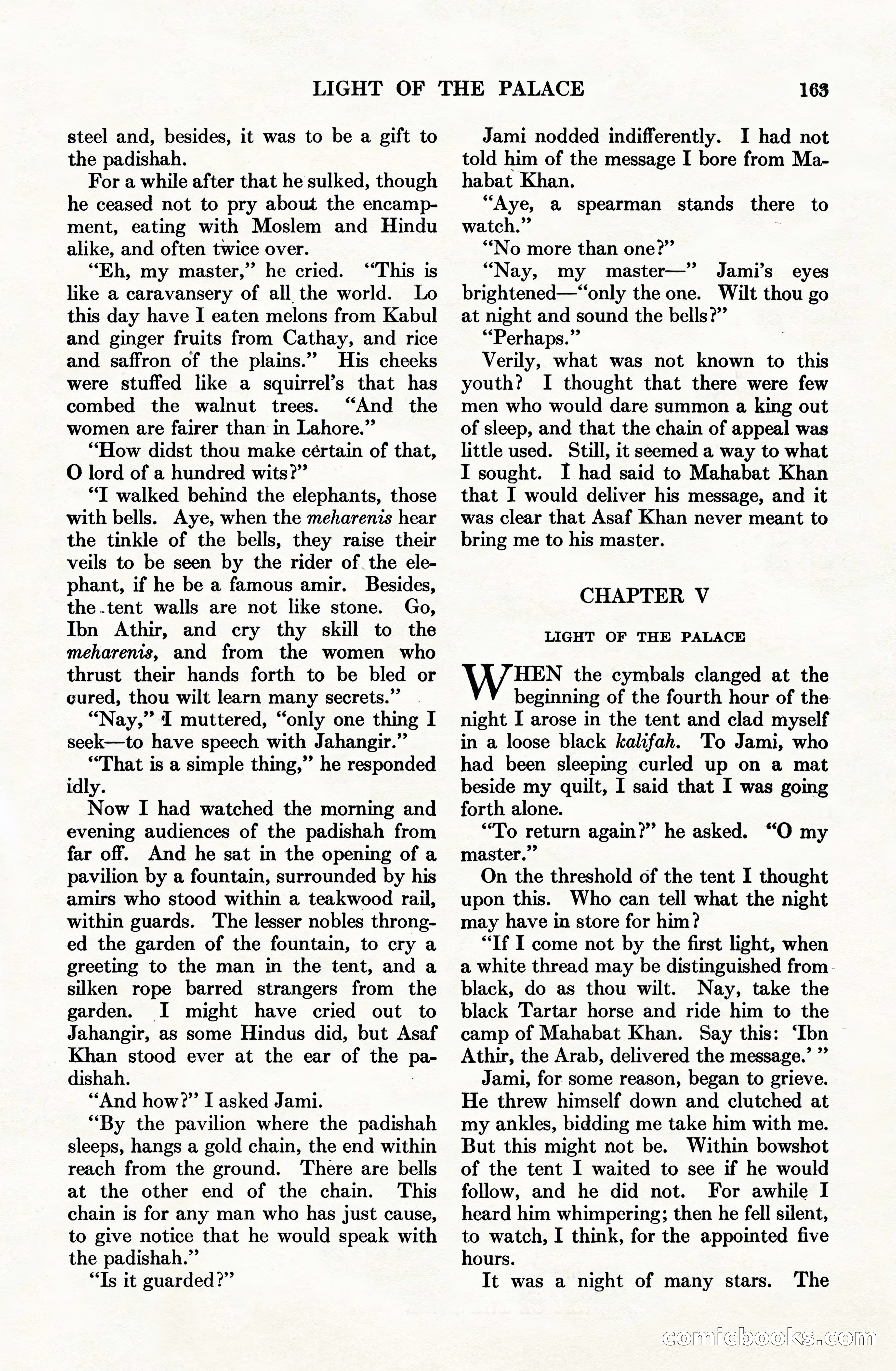 Adventure Magazine Cover, June 15, 1928 — page 165 of 194