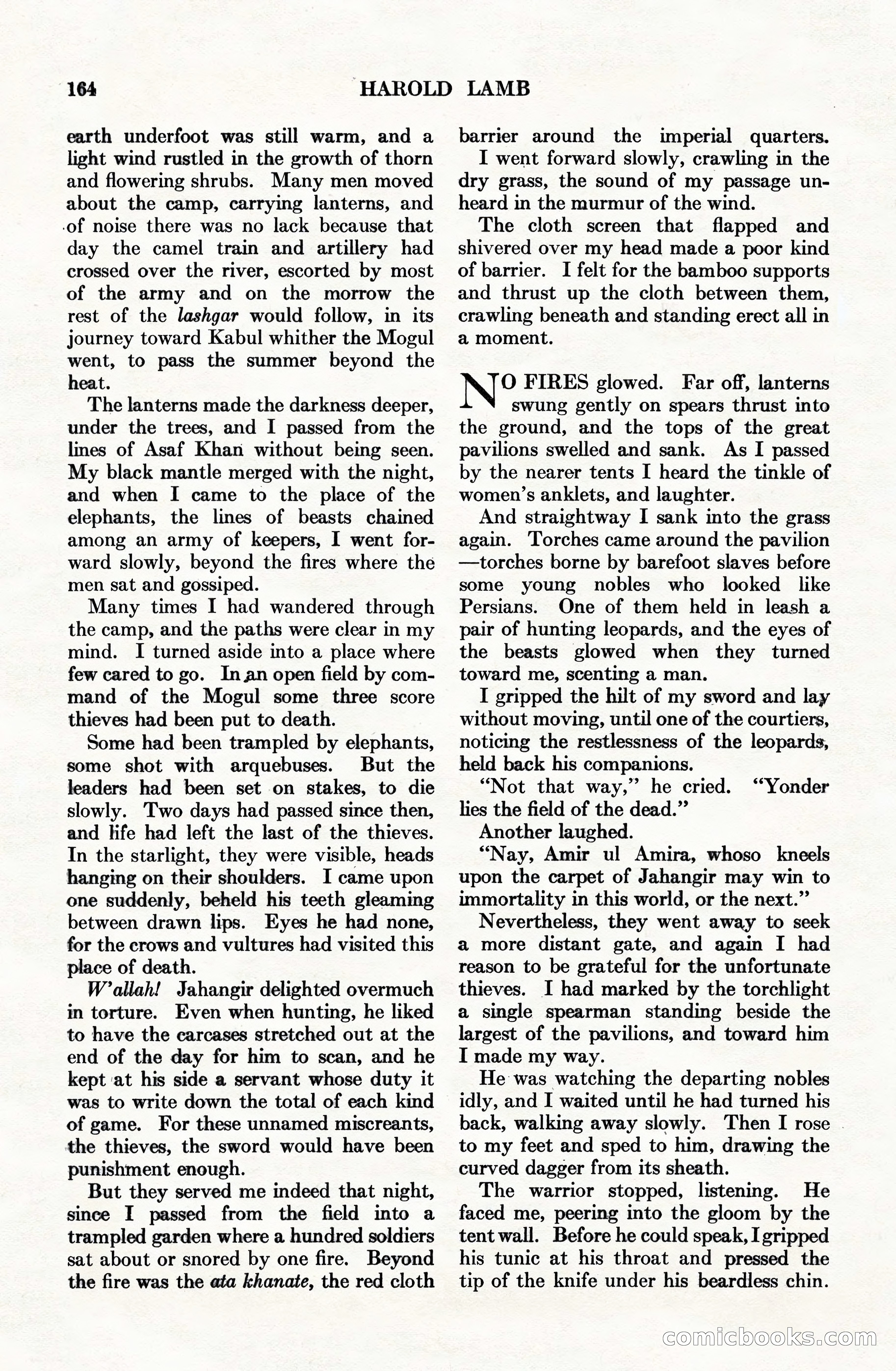 Adventure Magazine Cover, June 15, 1928 — page 166 of 194