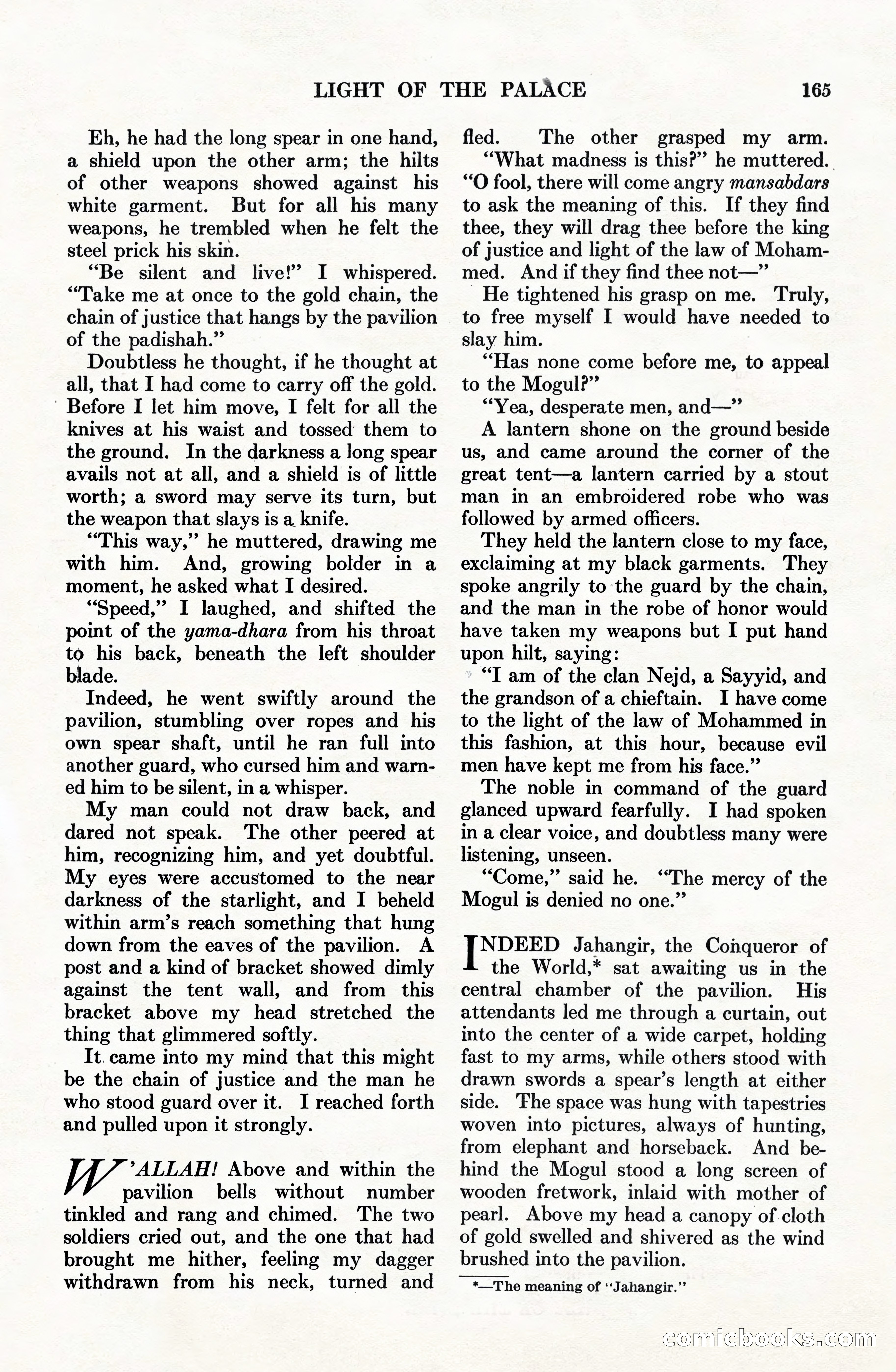 Adventure Magazine Cover, June 15, 1928 — page 167 of 194