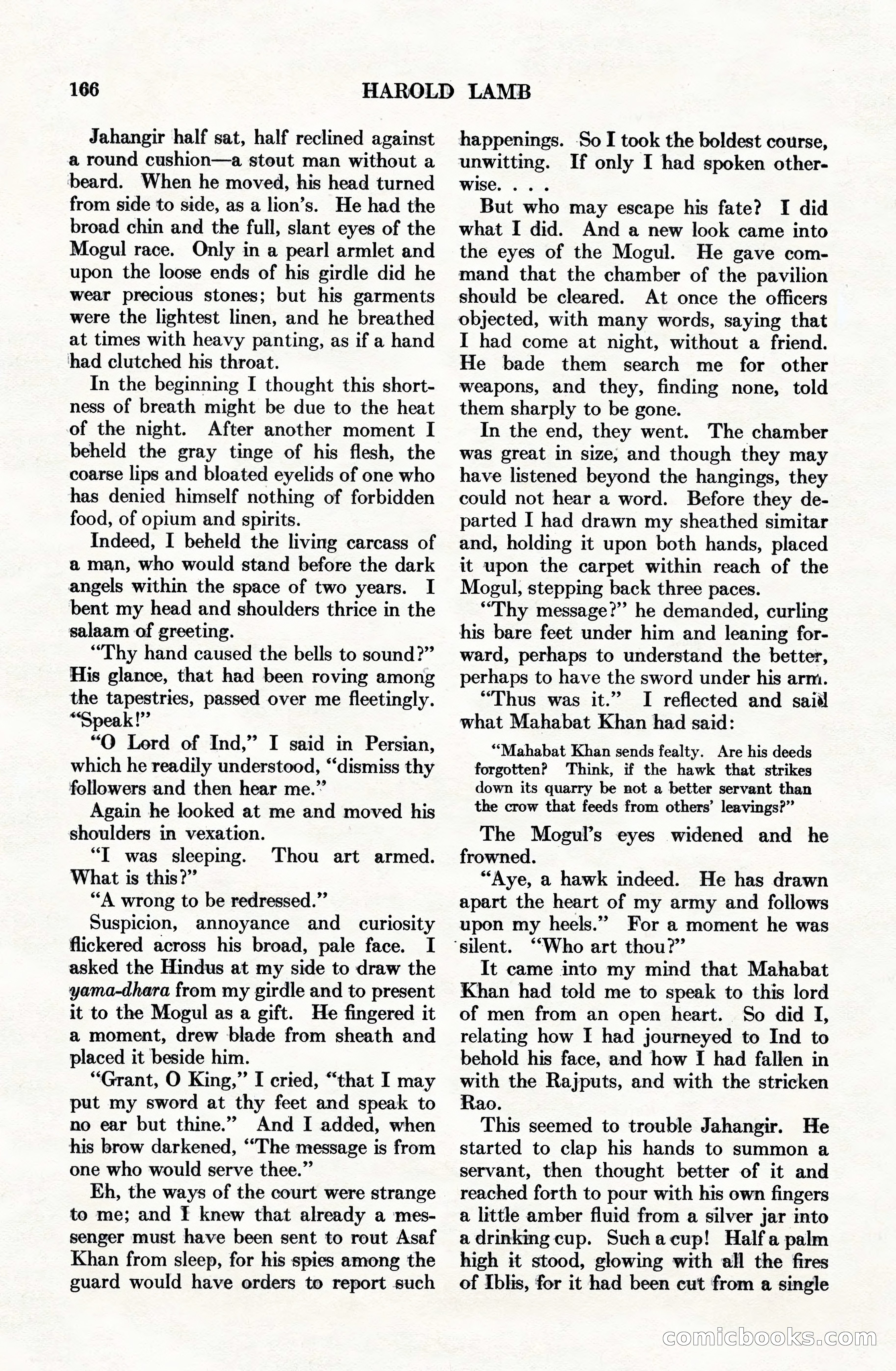 Adventure Magazine Cover, June 15, 1928 — page 168 of 194