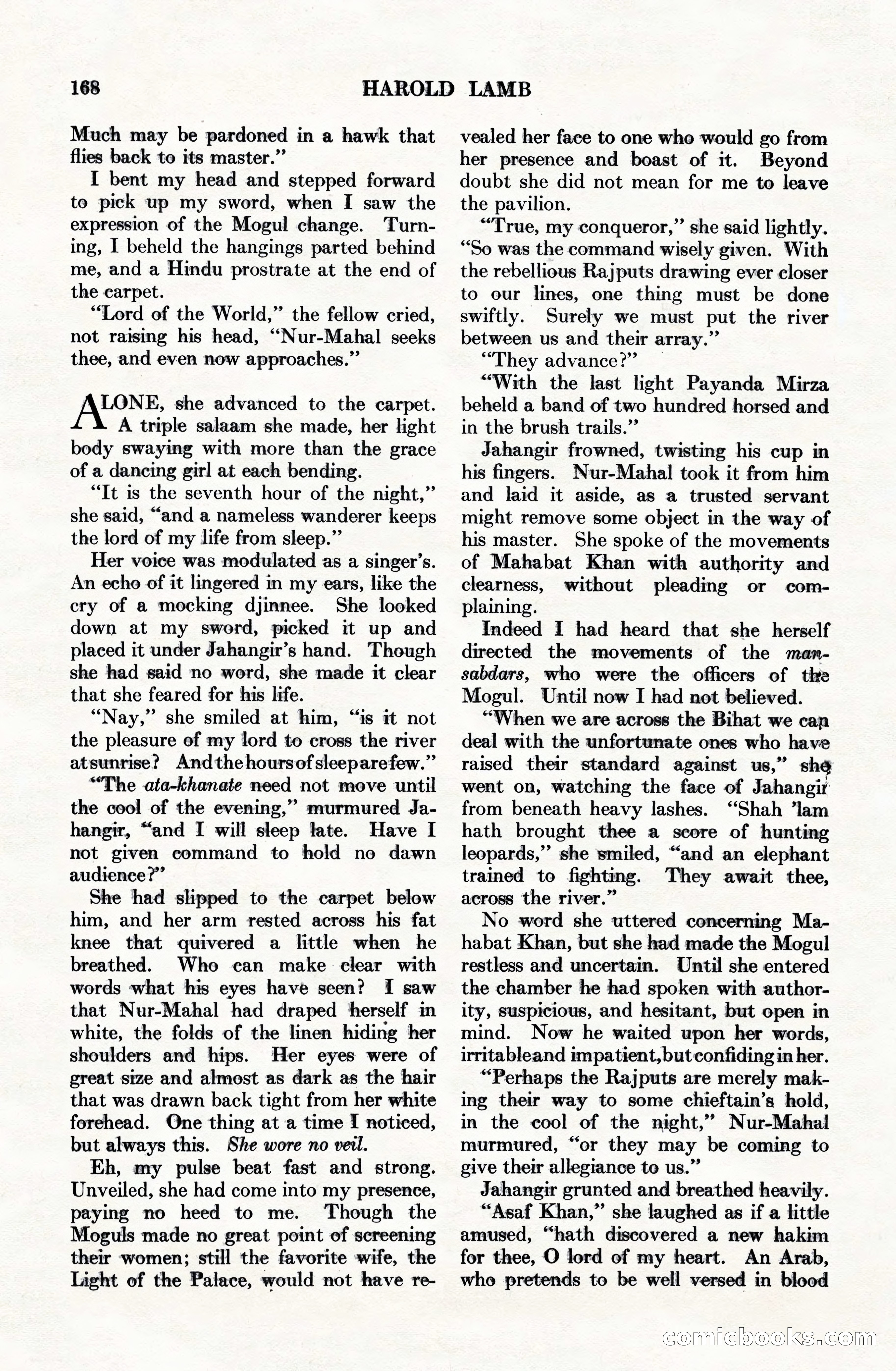 Adventure Magazine Cover, June 15, 1928 — page 170 of 194