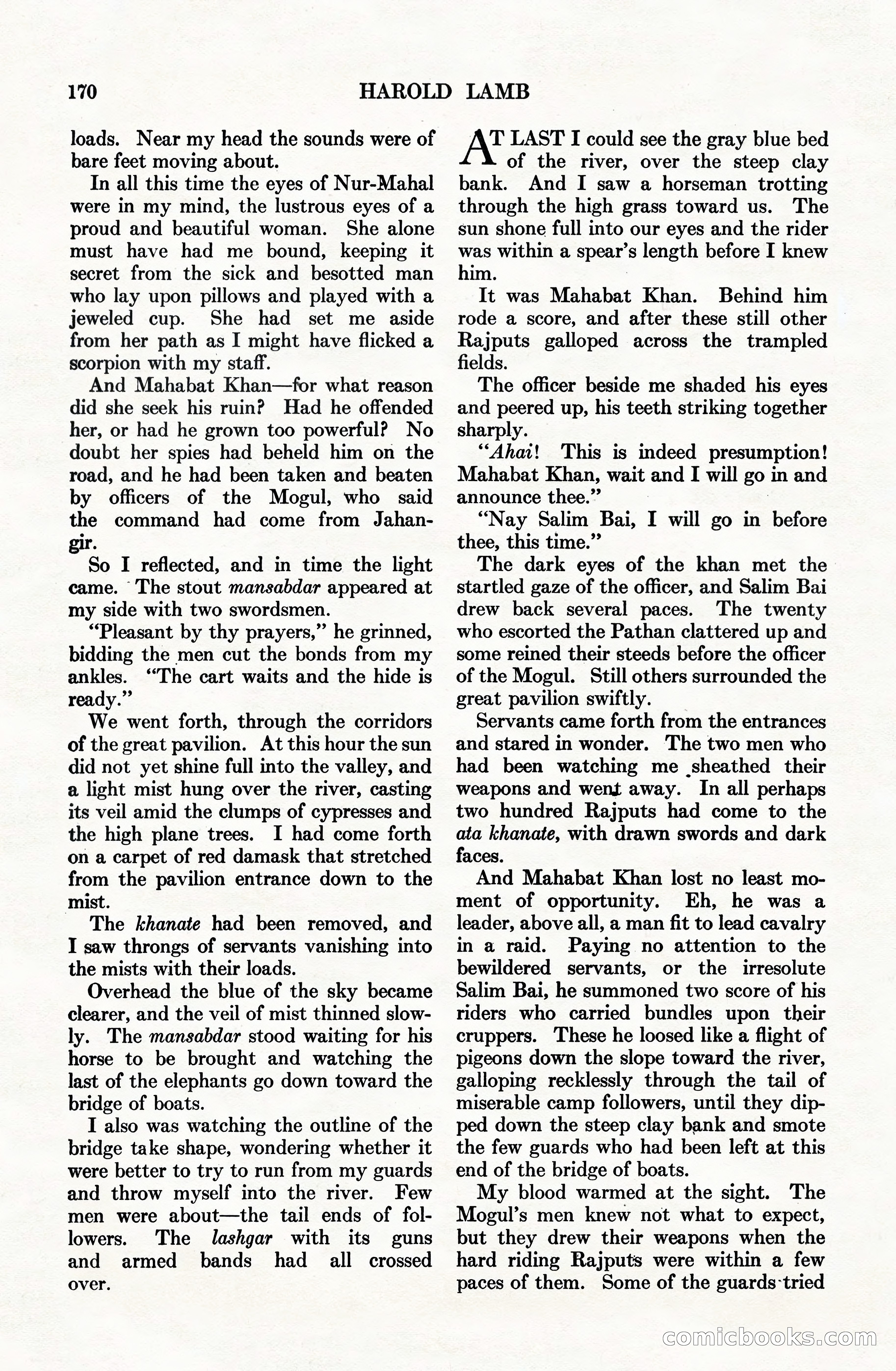Adventure Magazine Cover, June 15, 1928 — page 172 of 194