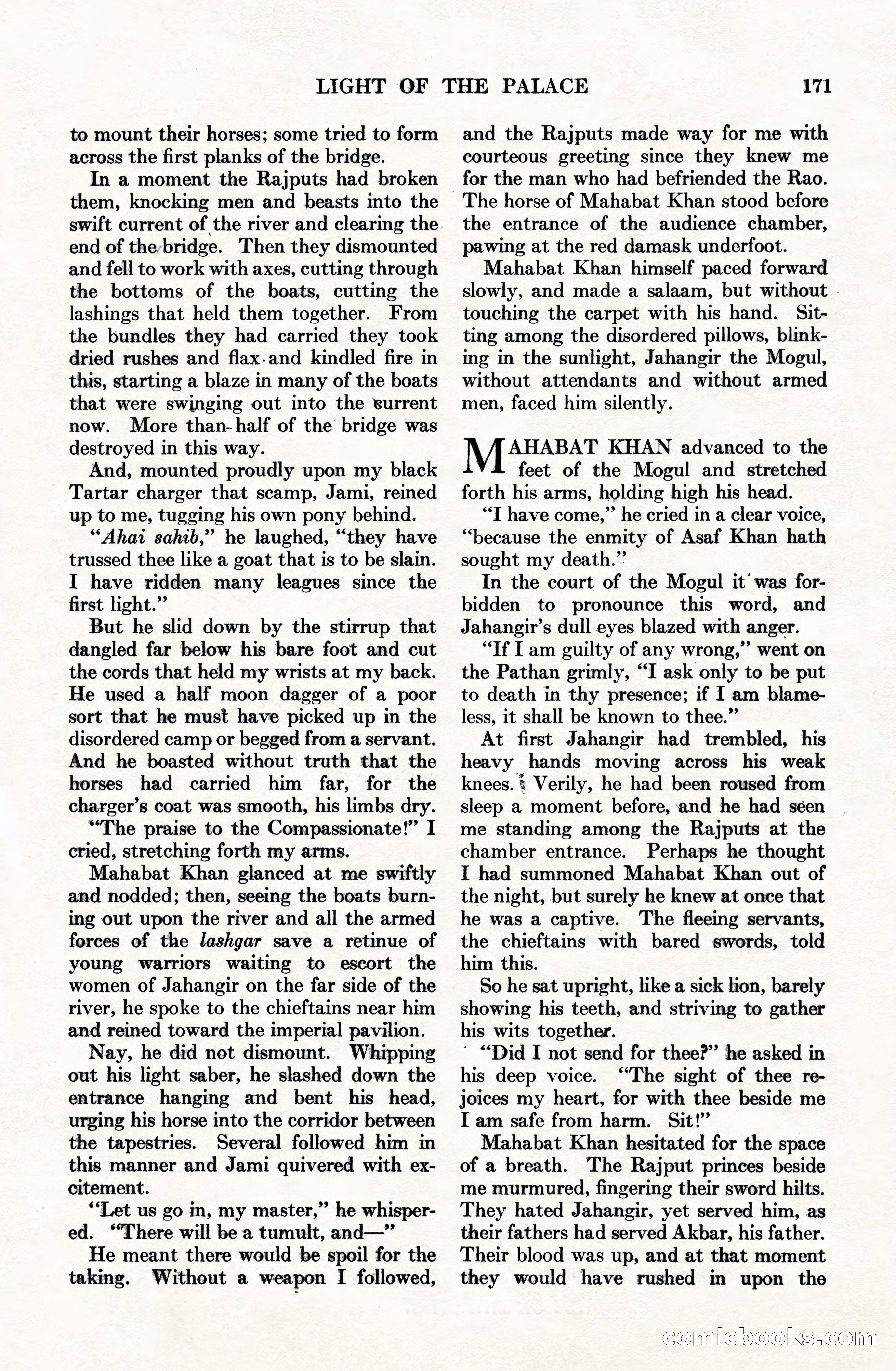 Adventure Magazine Cover, June 15, 1928 — page 173 of 194