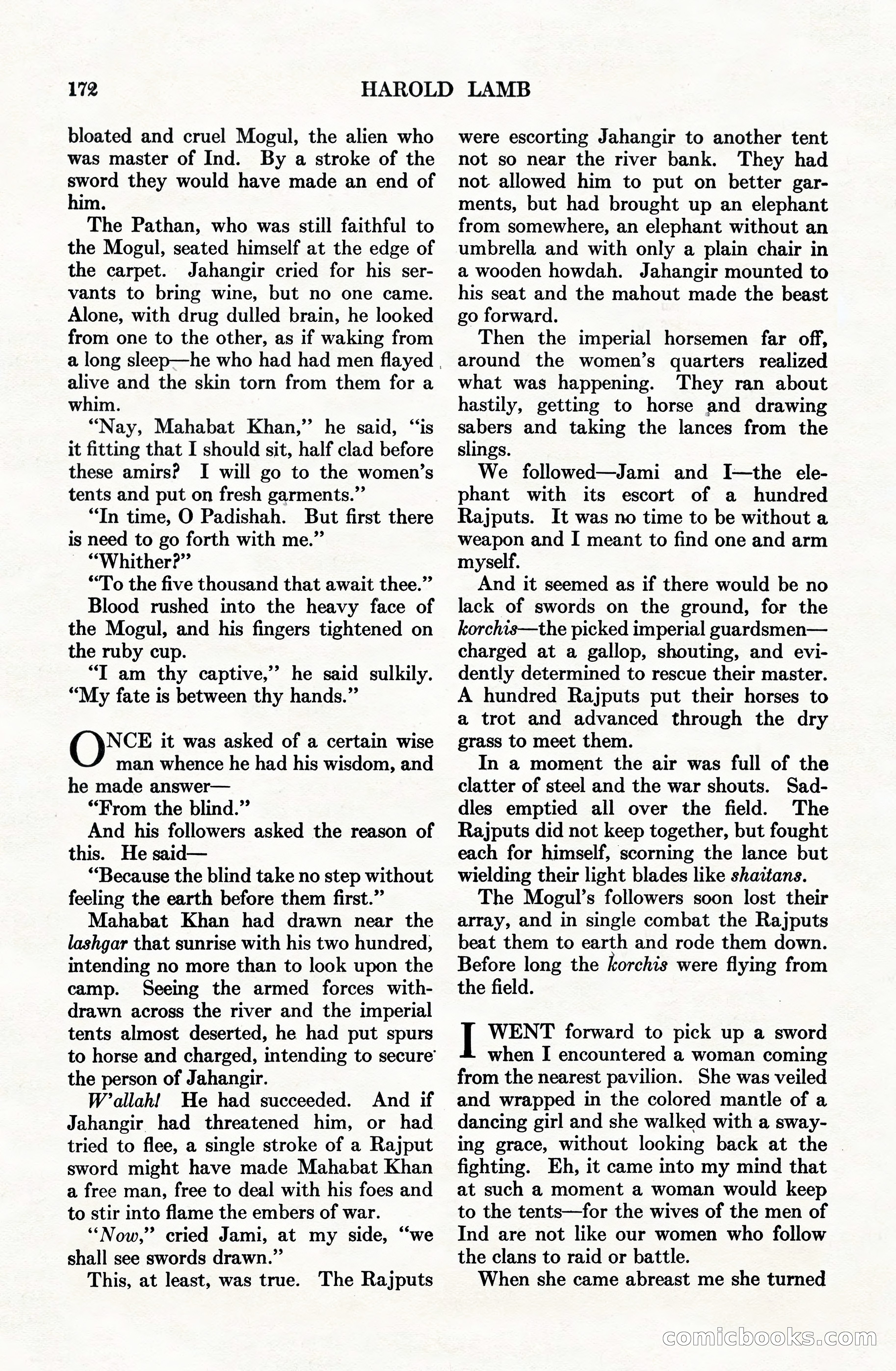 Adventure Magazine Cover, June 15, 1928 — page 174 of 194