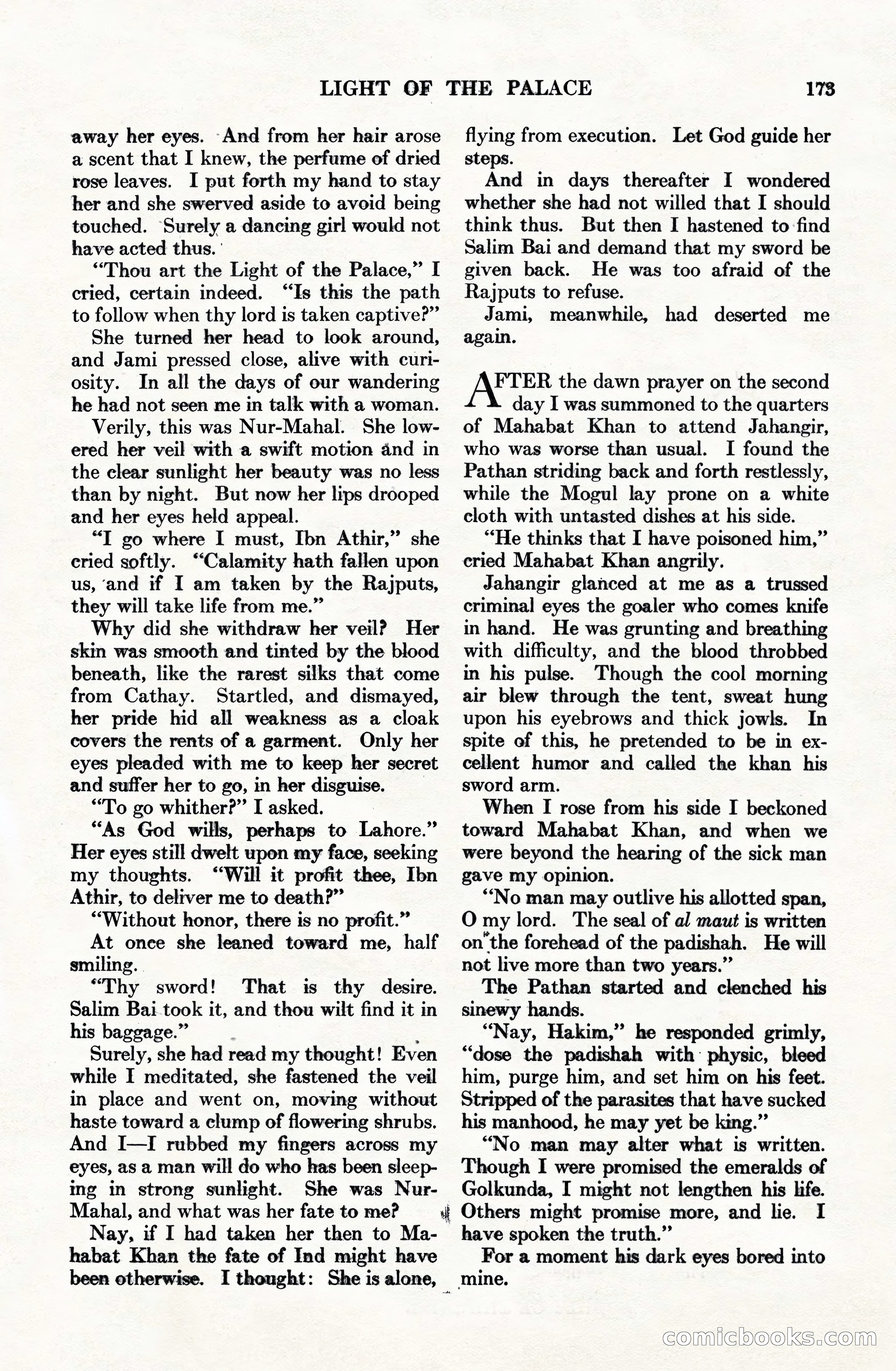 Adventure Magazine Cover, June 15, 1928 — page 175 of 194