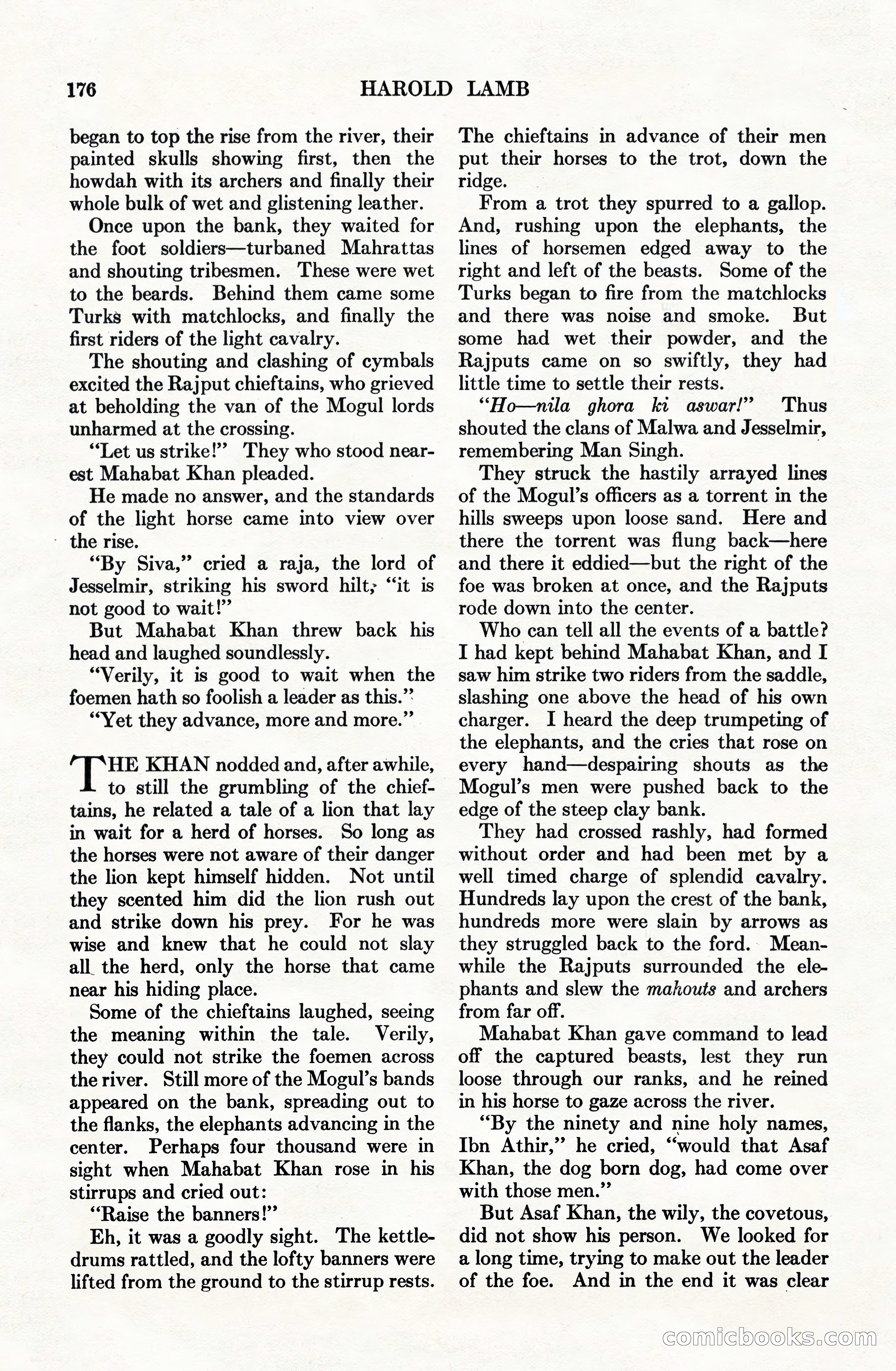 Adventure Magazine Cover, June 15, 1928 — page 178 of 194