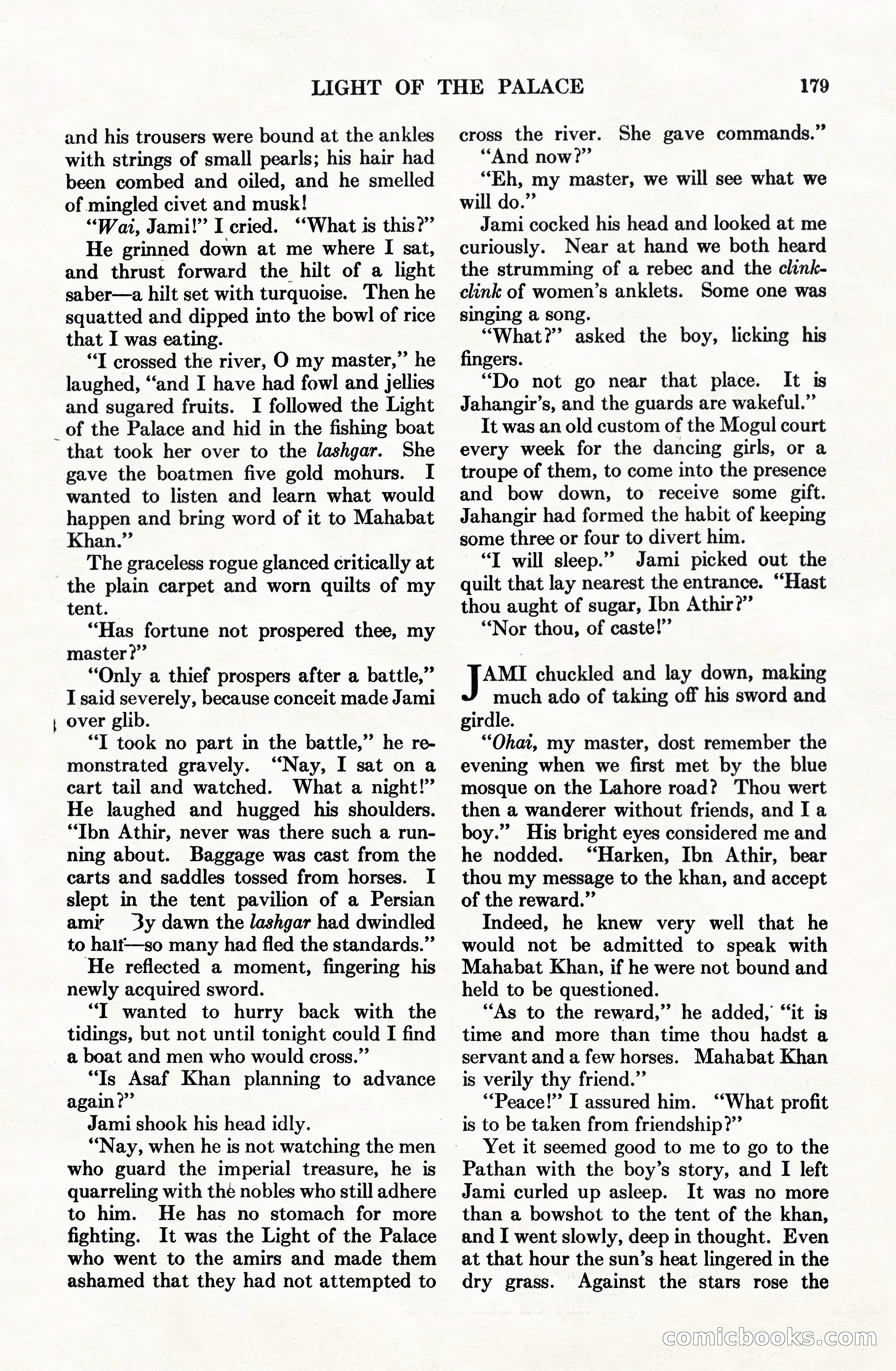 Adventure Magazine Cover, June 15, 1928 — page 181 of 194