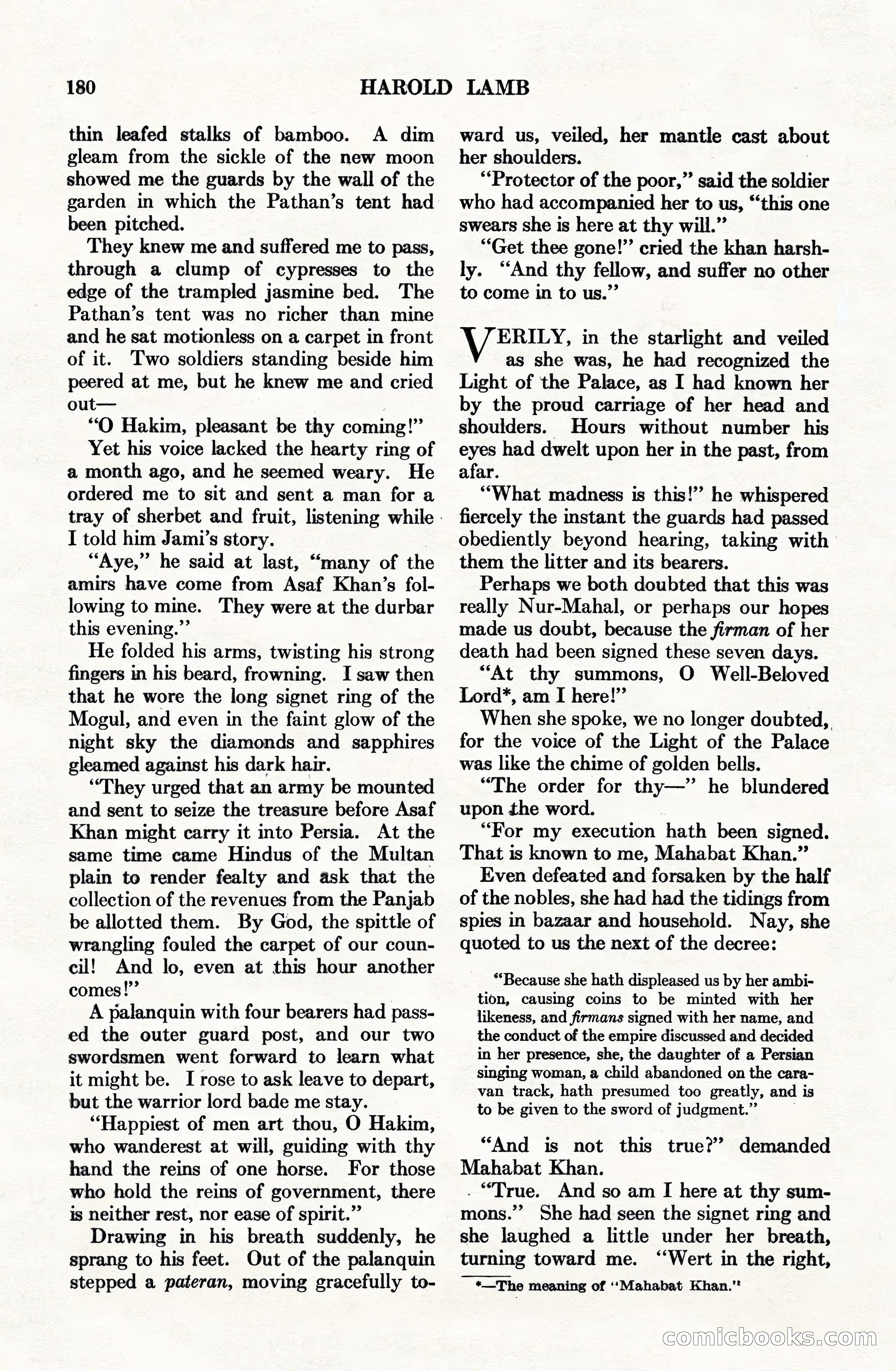 Adventure Magazine Cover, June 15, 1928 — page 182 of 194