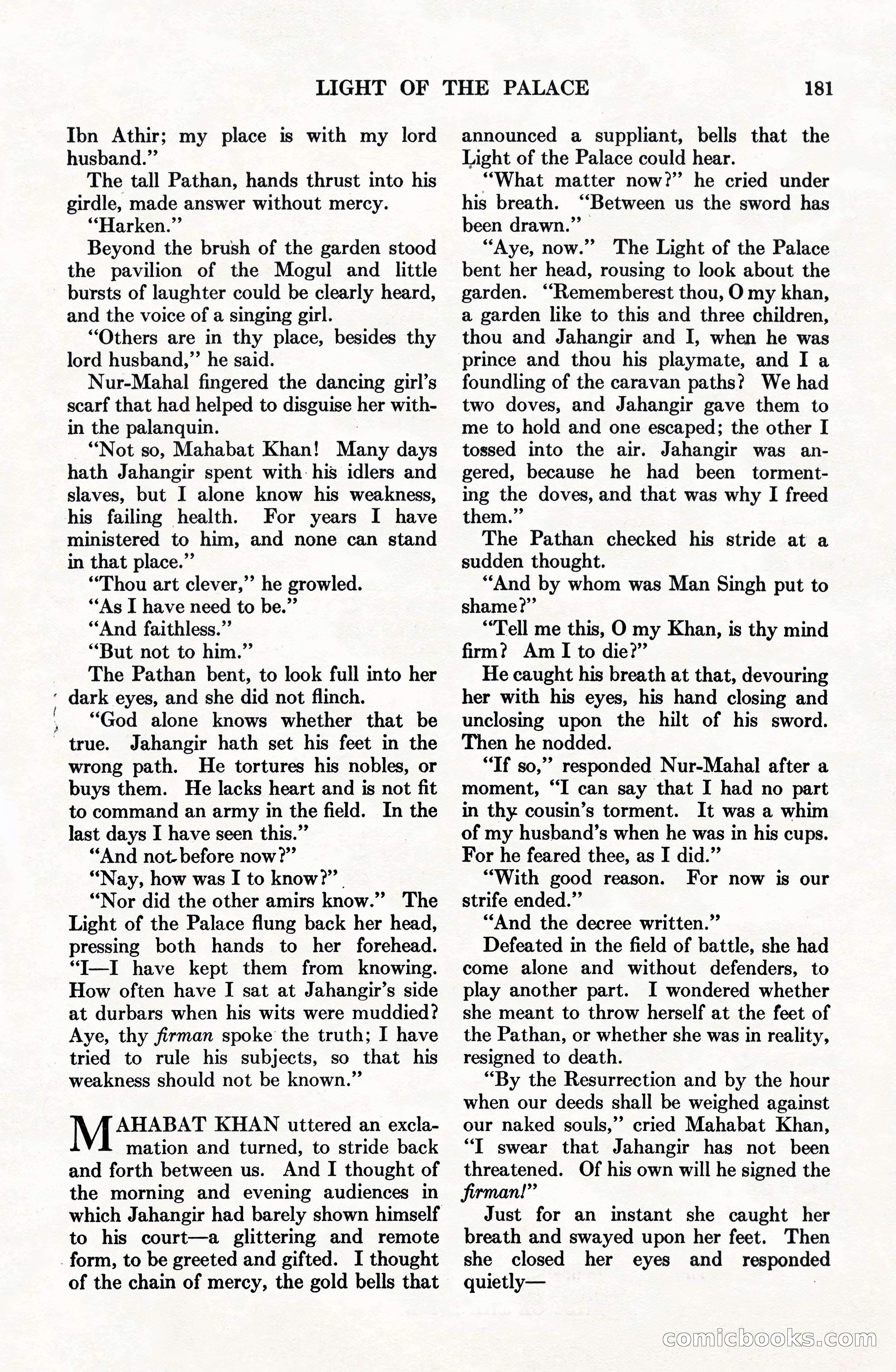 Adventure Magazine Cover, June 15, 1928 — page 183 of 194
