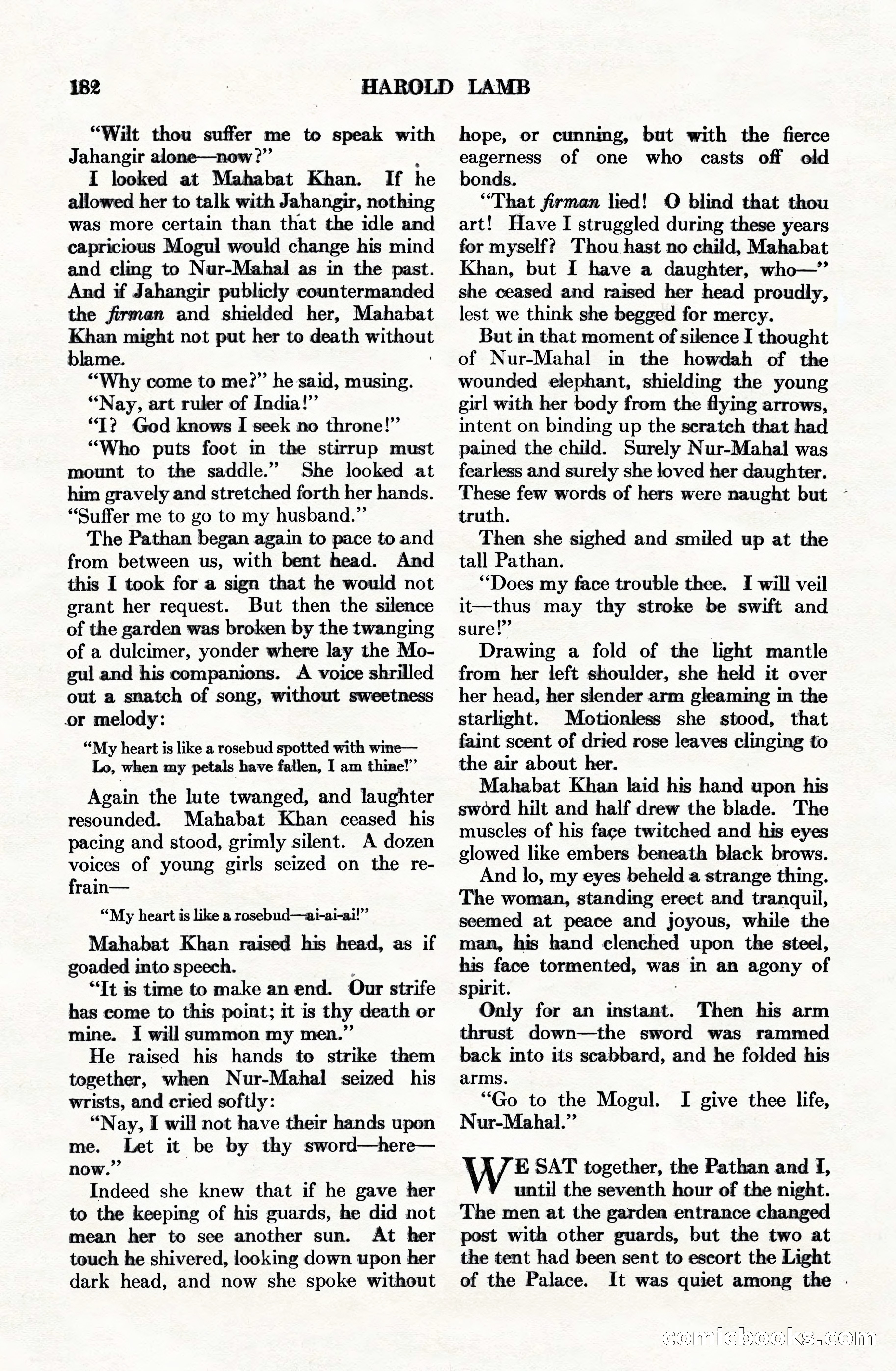 Adventure Magazine Cover, June 15, 1928 — page 184 of 194