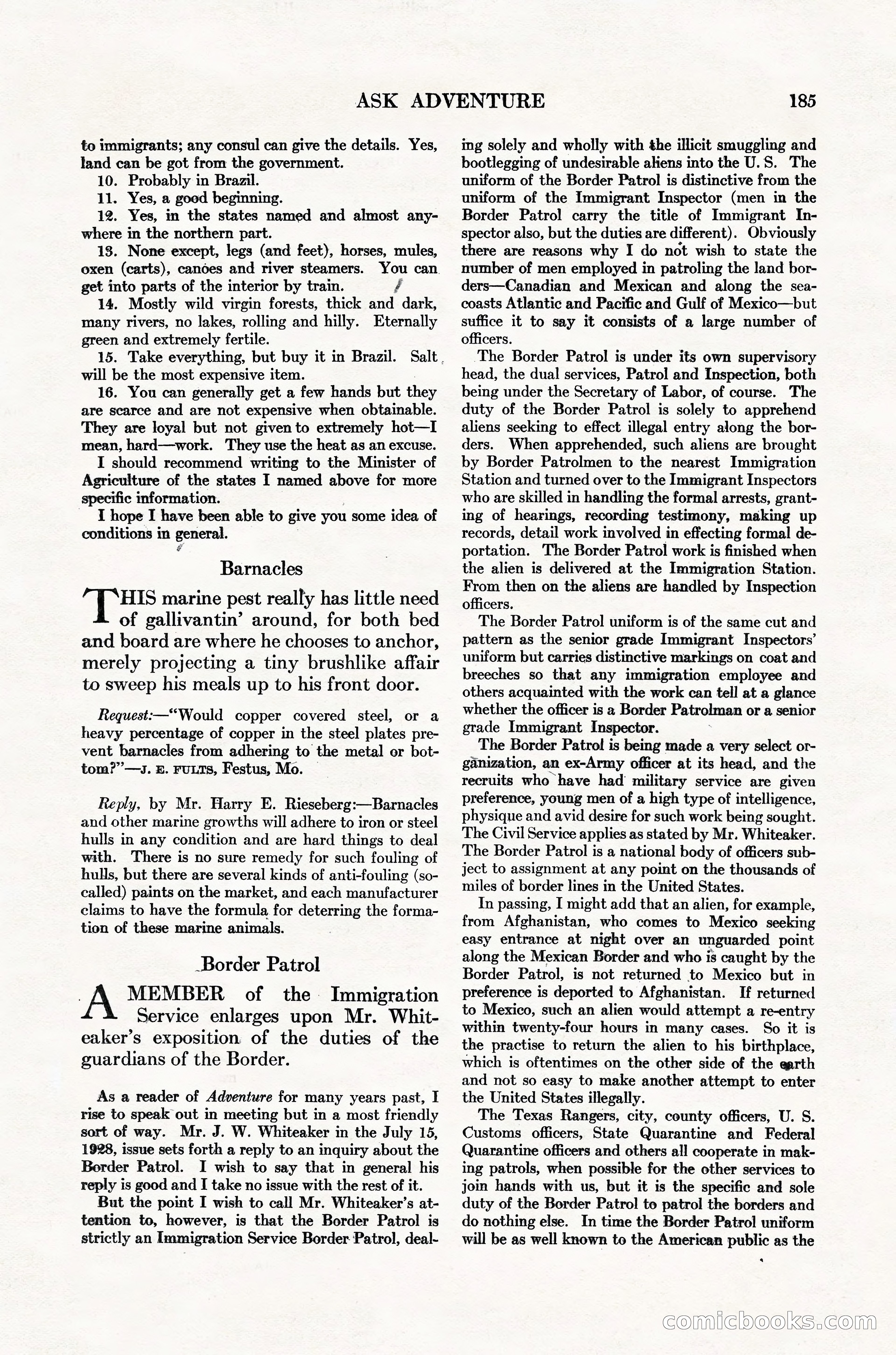 Adventure Magazine Cover — page 187 of 196