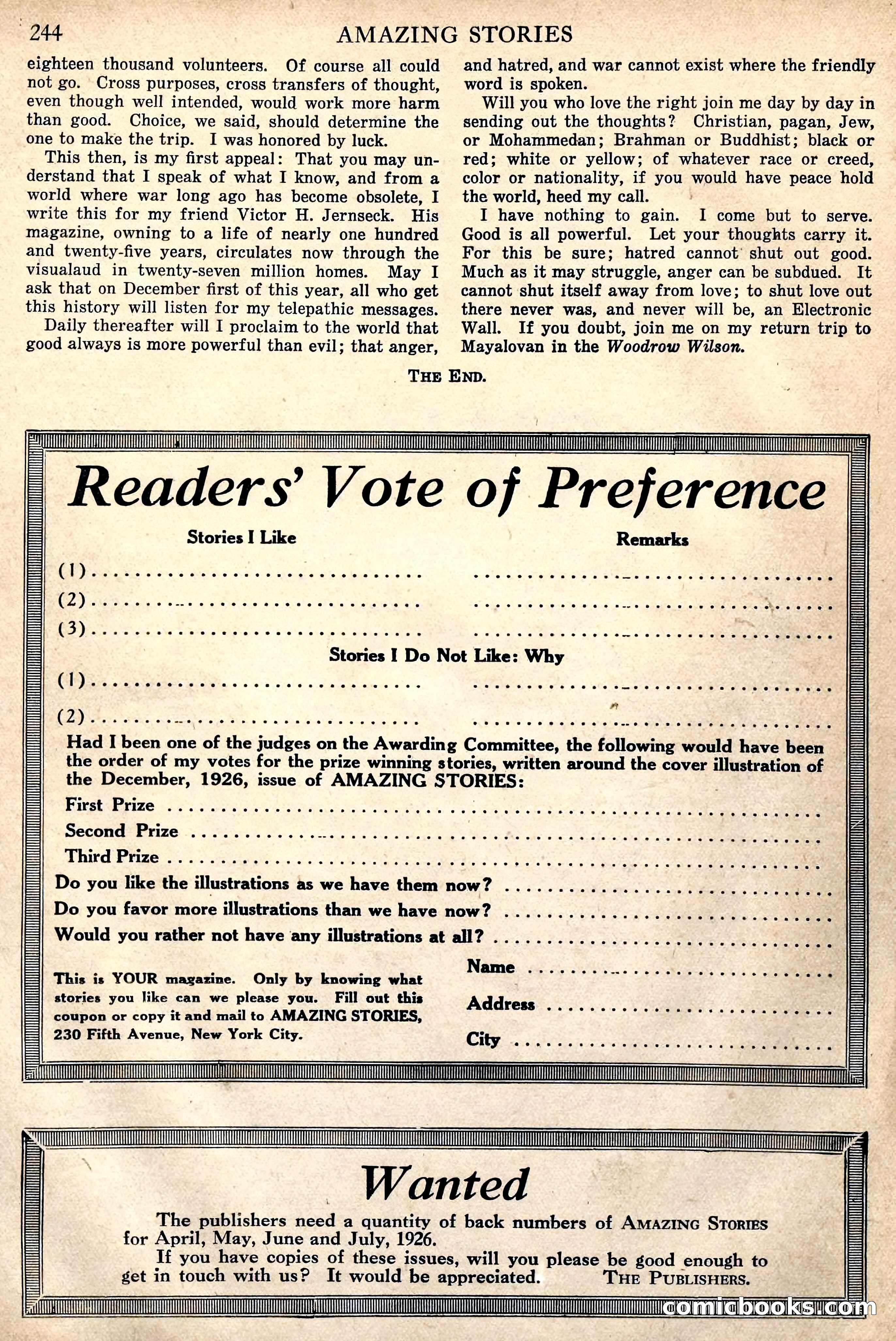 Amazing Stories, Vol. 2 No. 3 — page 38 of 108