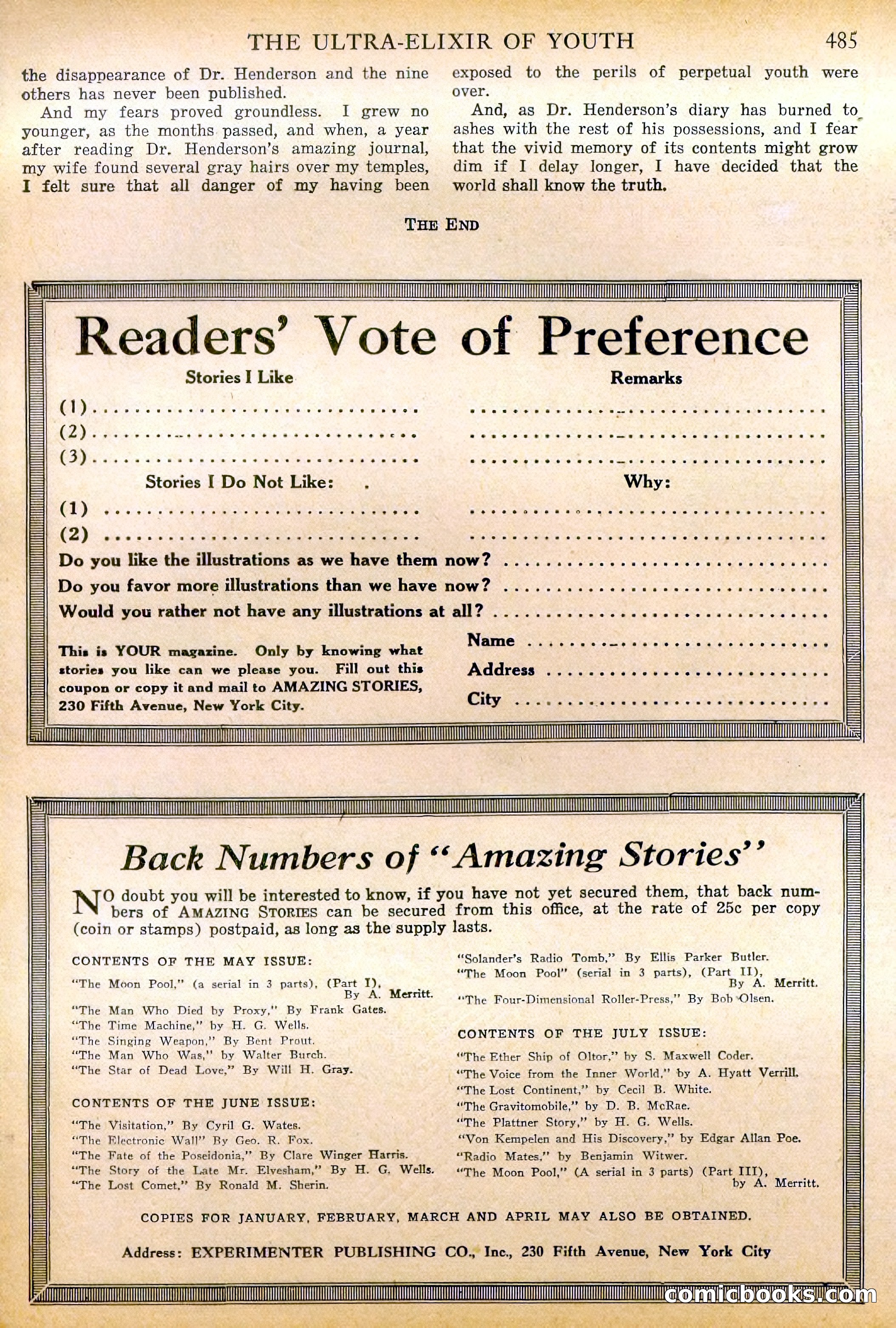 Amazing Stories, Vol. 2, No. 5 — page 70 of 107