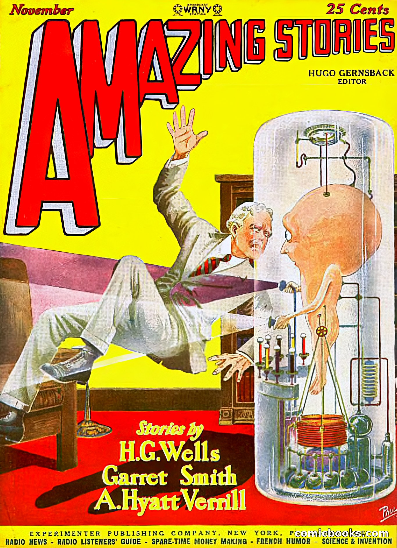 Amazing Stories, Vol. 2 No. 8 — page 1 of 100