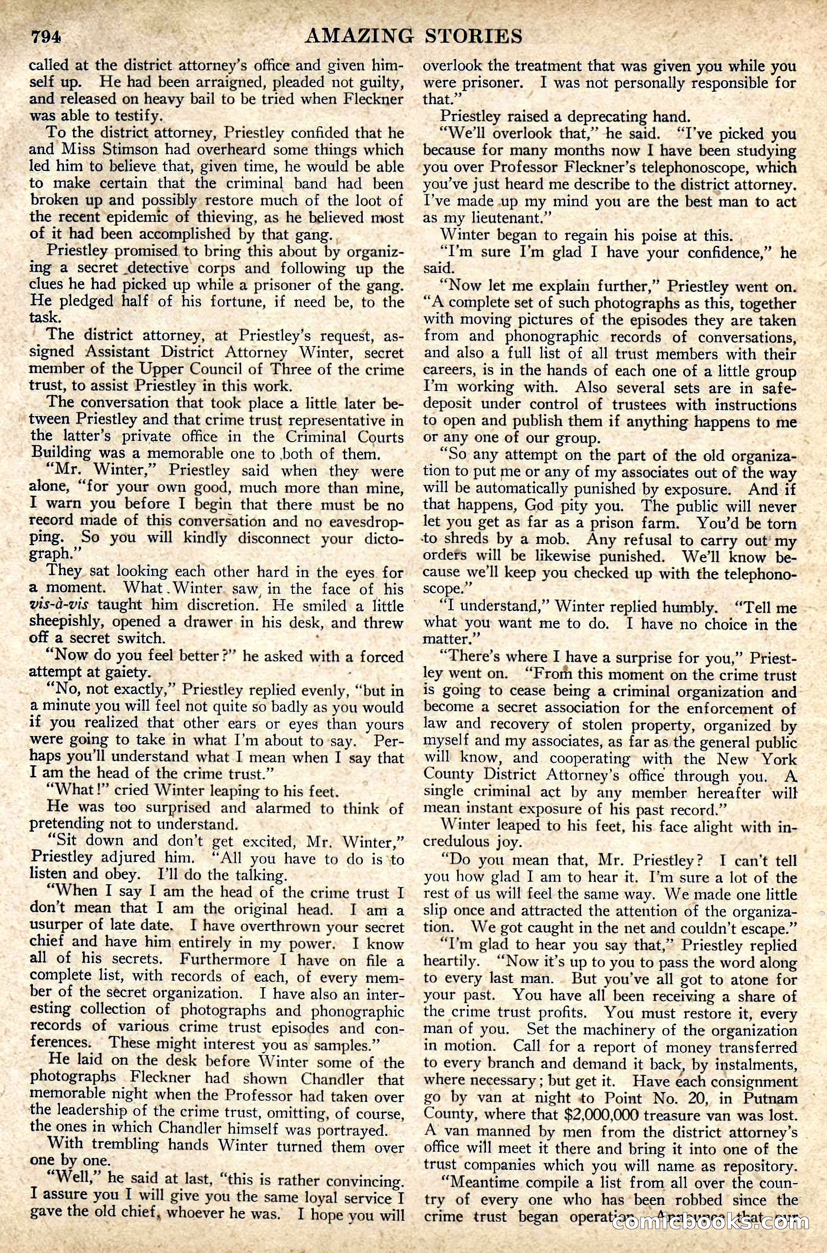 Amazing Stories, Vol. 2 No. 8 — page 76 of 100