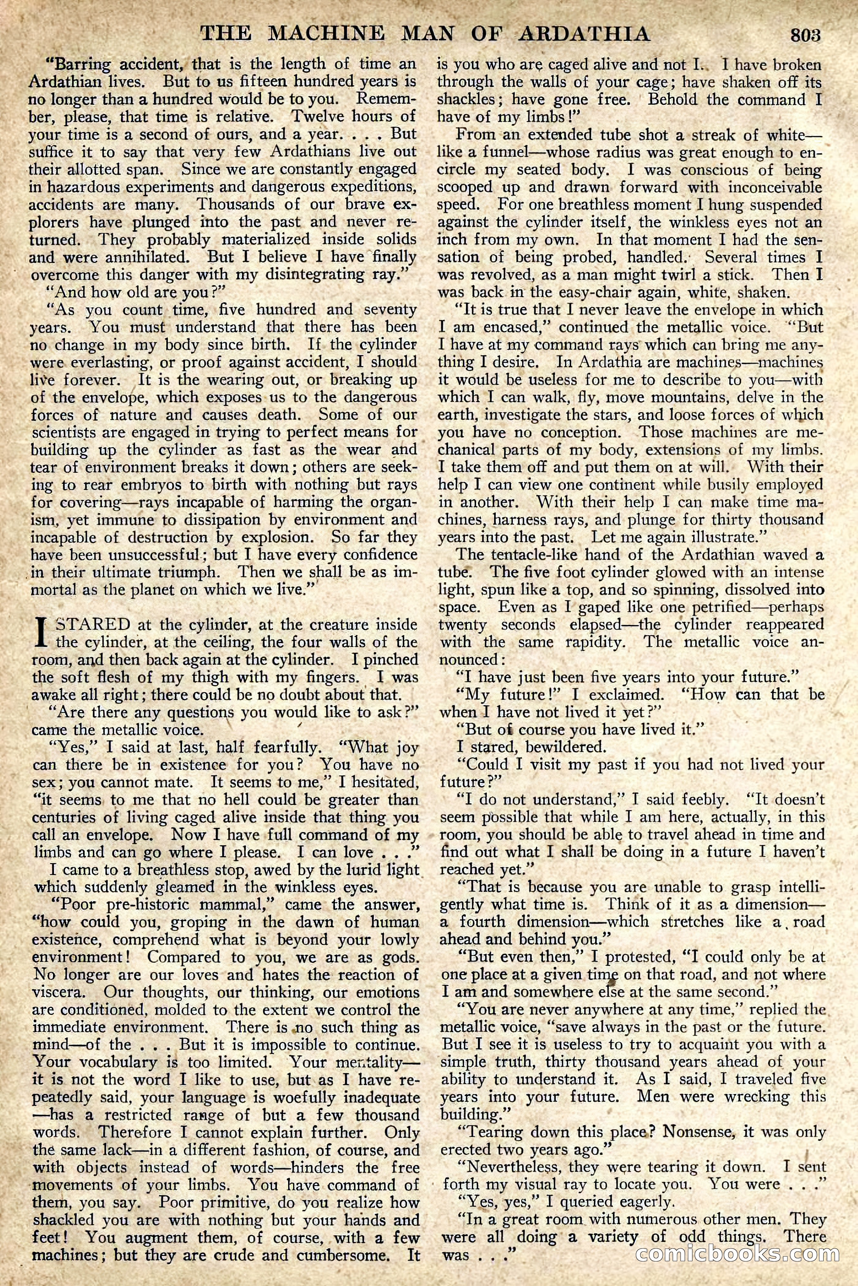 Amazing Stories, Vol. 2 No. 8 — page 85 of 100