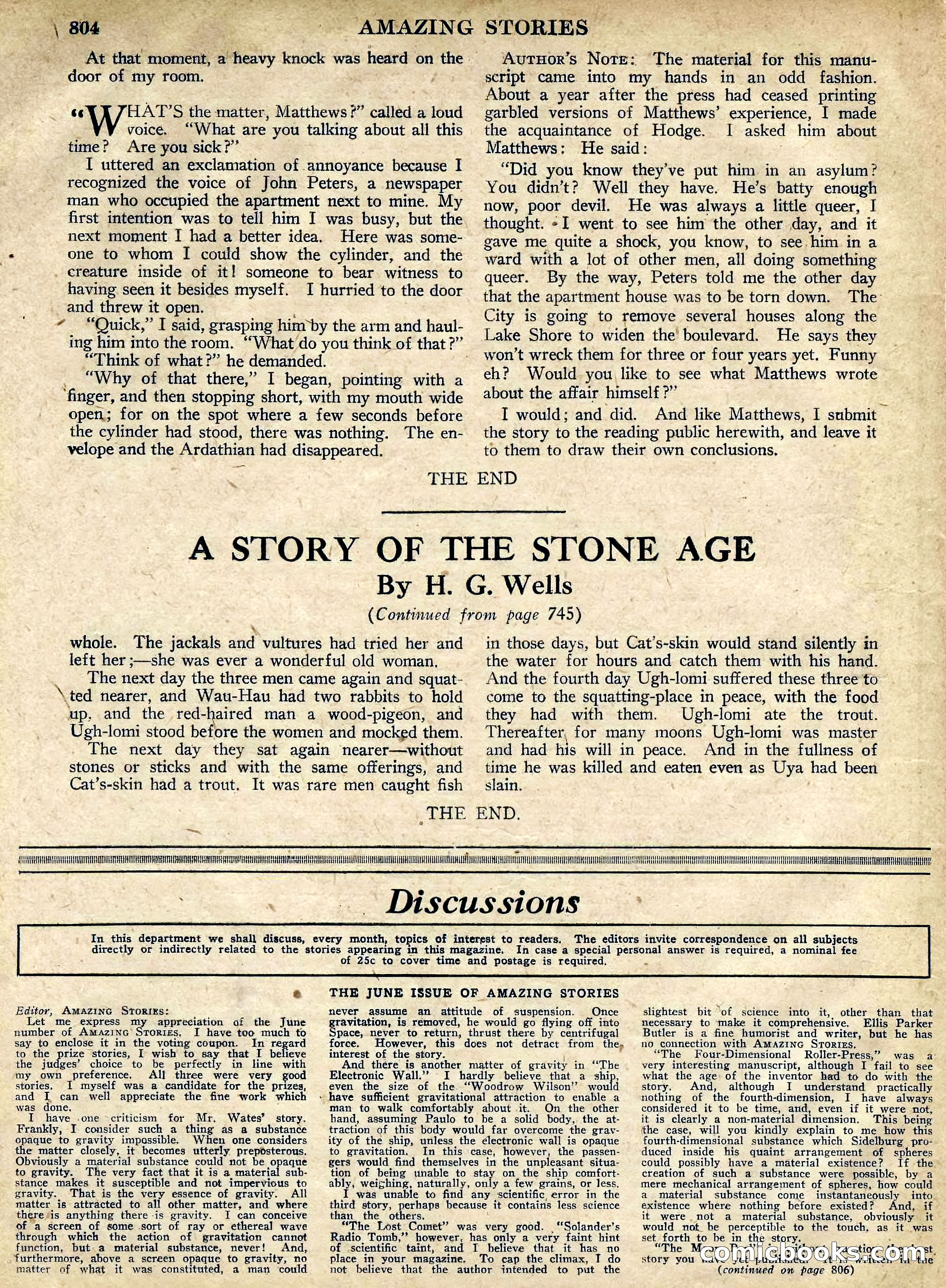 Amazing Stories, Vol. 2 No. 8 — page 86 of 100