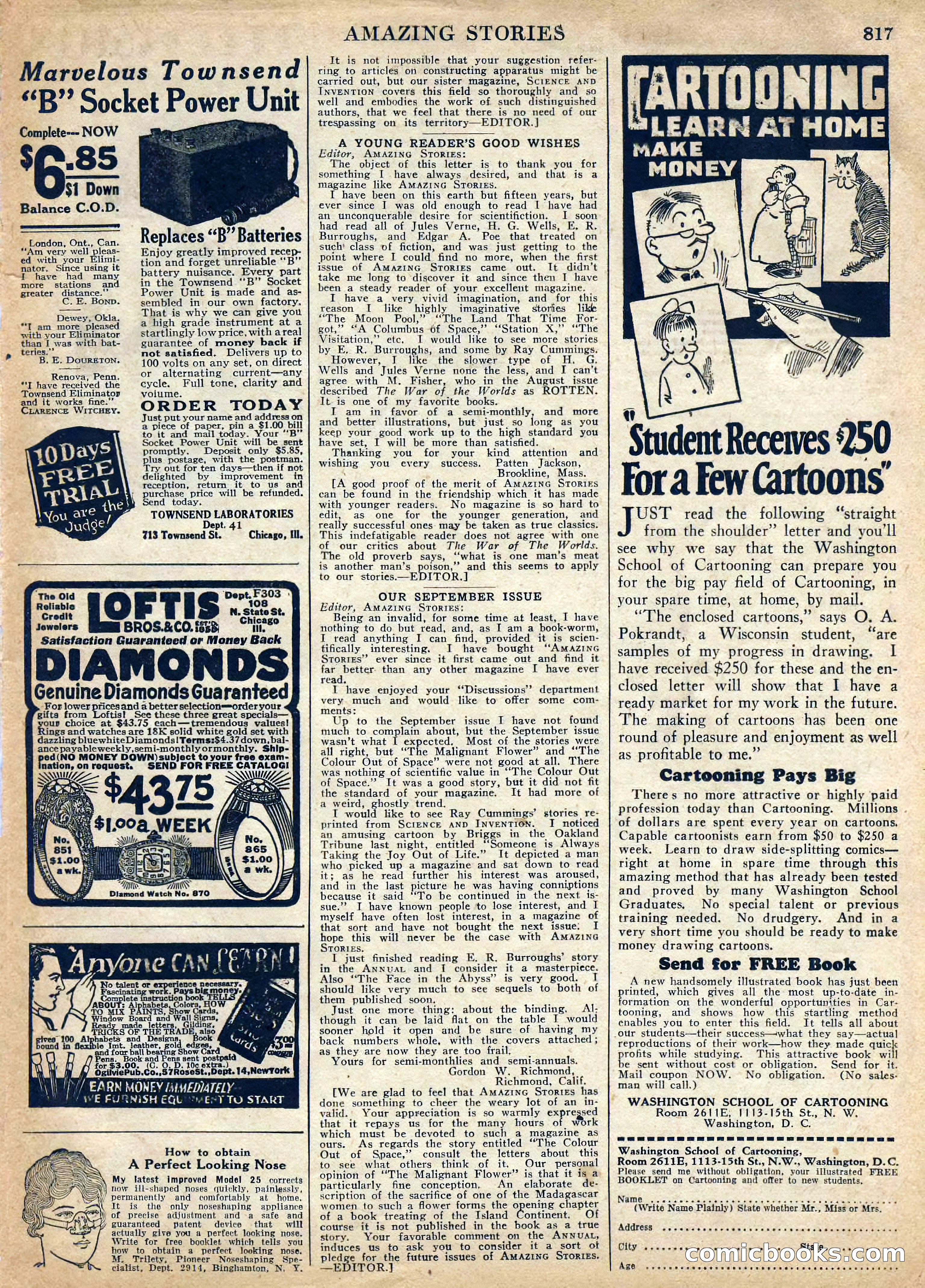 Amazing Stories, Vol. 2 No. 8 — page 99 of 100