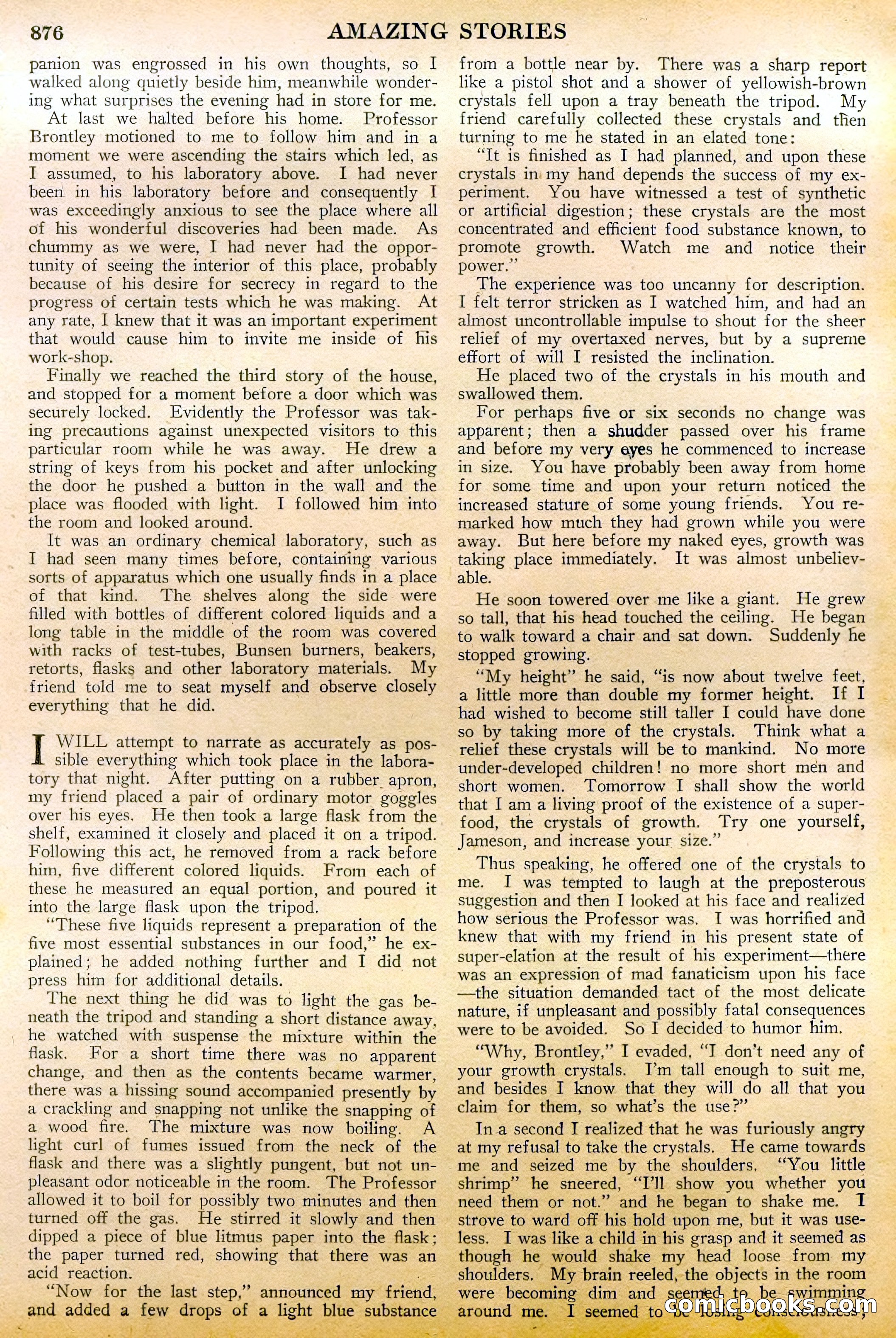 Amazing Stories, Vol. 2 No. 9 — page 58 of 104