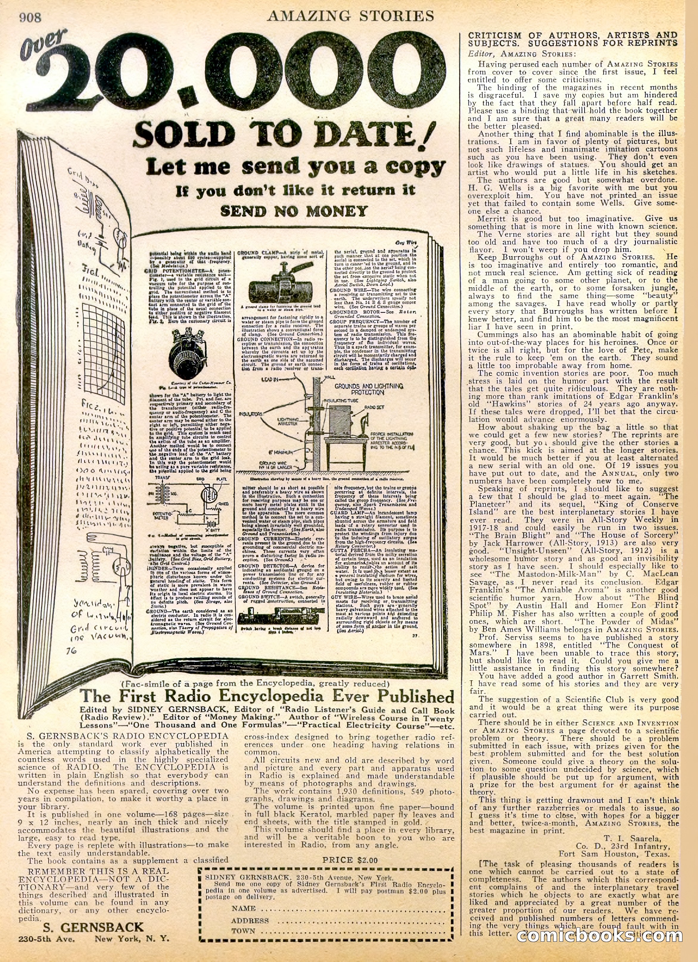 Amazing Stories, Vol. 2 No. 9 — page 90 of 104
