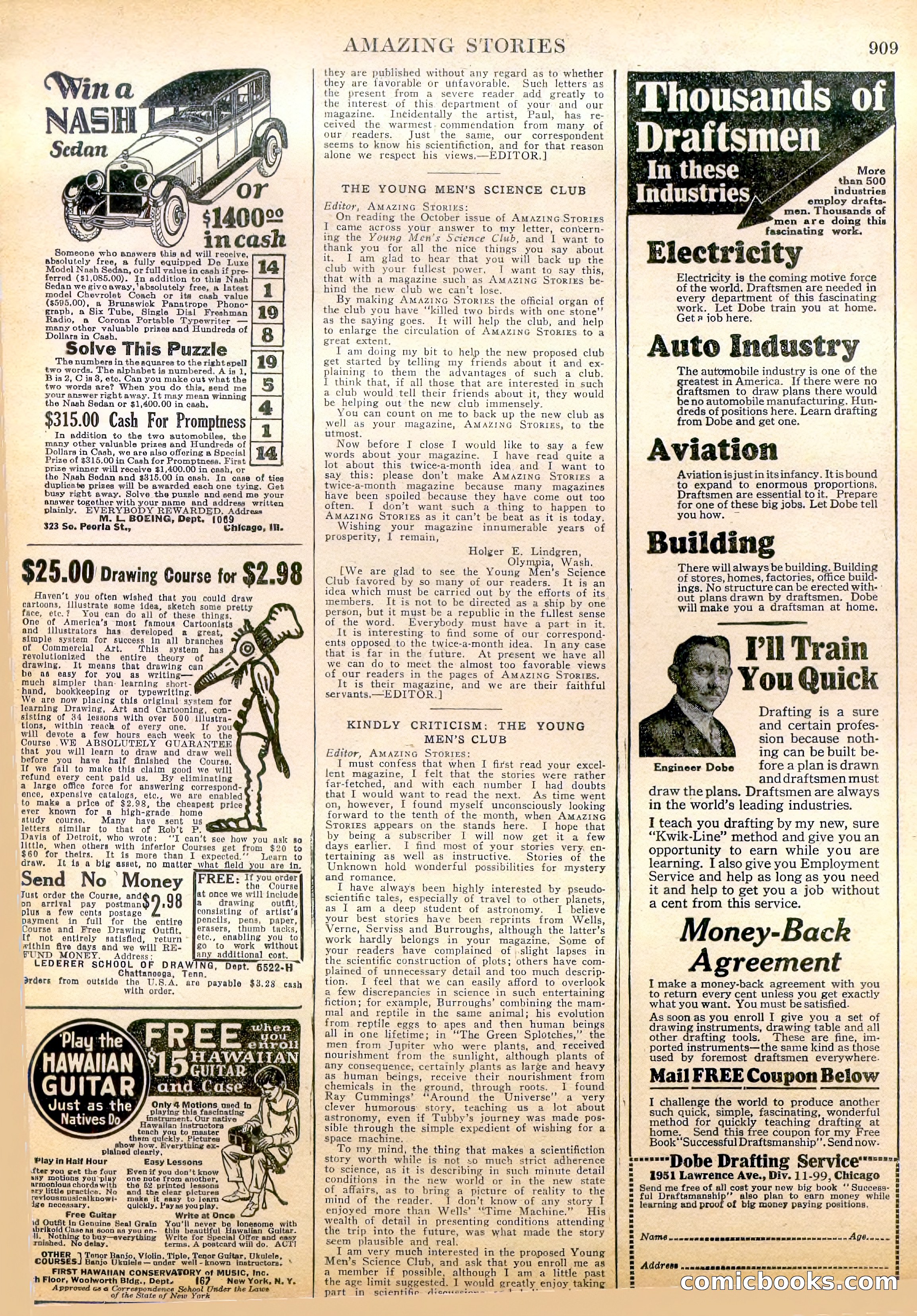 Amazing Stories, Vol. 2 No. 9 — page 91 of 104