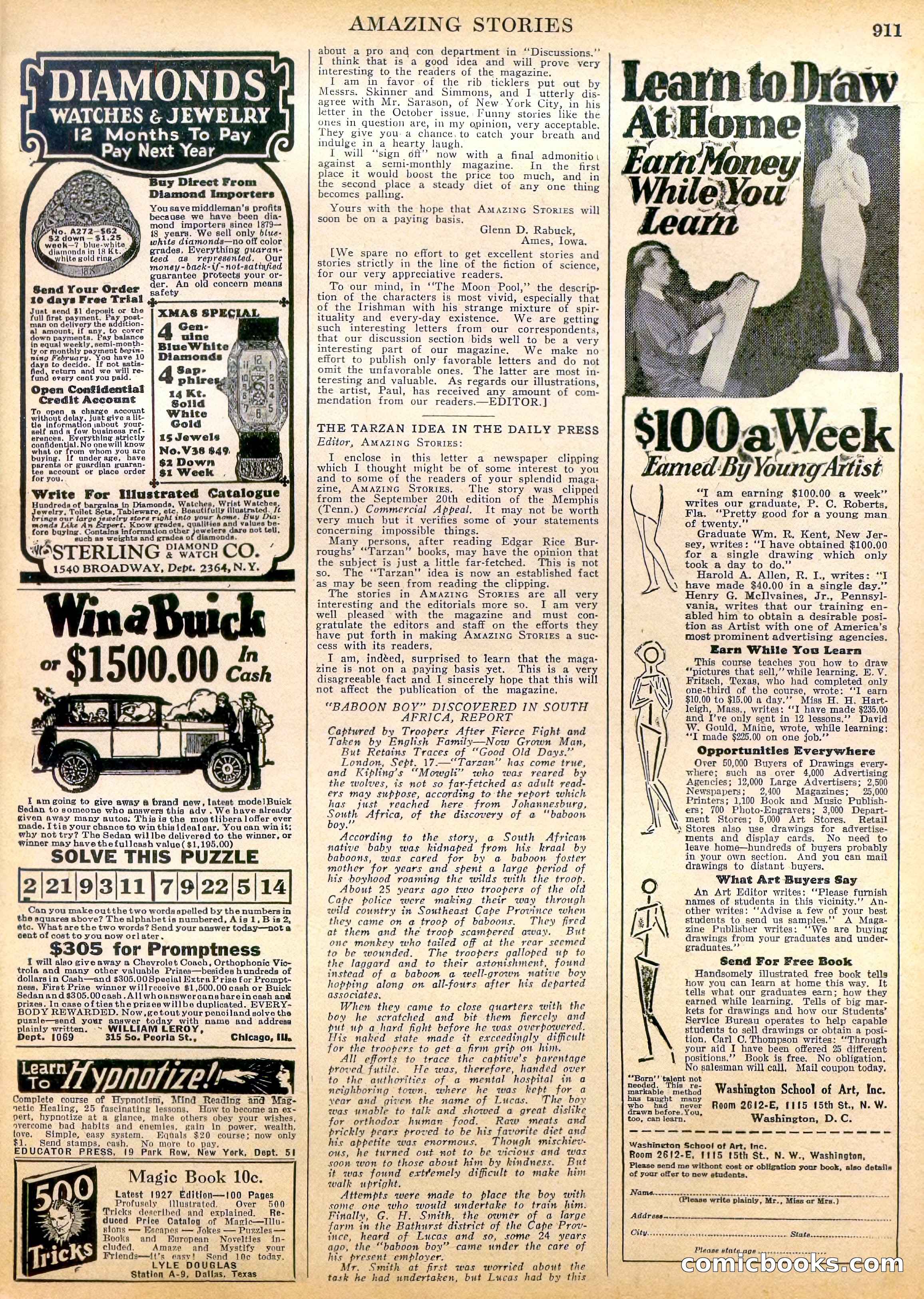 Amazing Stories, Vol. 2 No. 9 — page 93 of 104