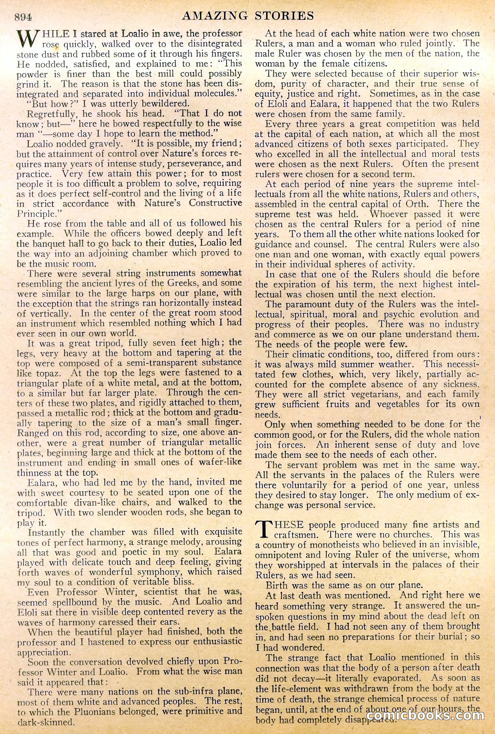 Amazing Stories, Vol. 2 No. 9 — page 76 of 104