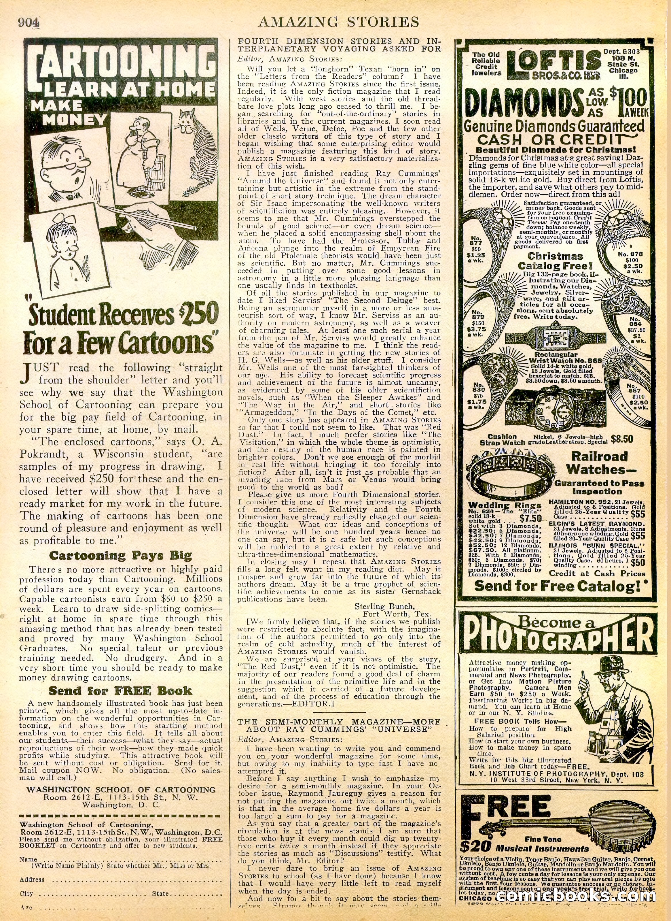 Amazing Stories, Vol. 2 No. 9 — page 86 of 104