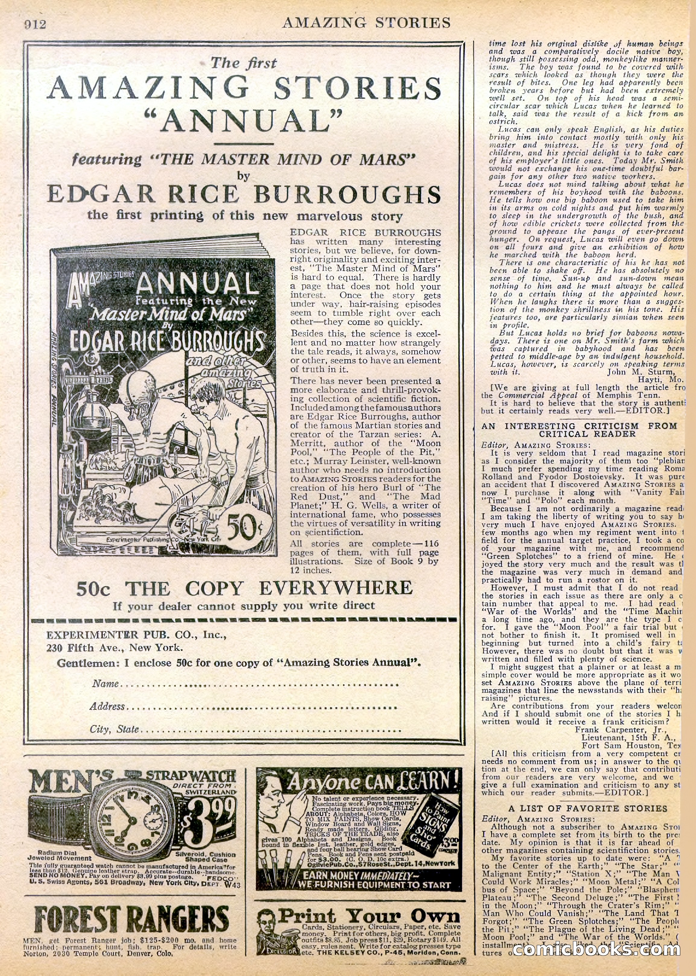 Amazing Stories, Vol. 2 No. 9 — page 94 of 104
