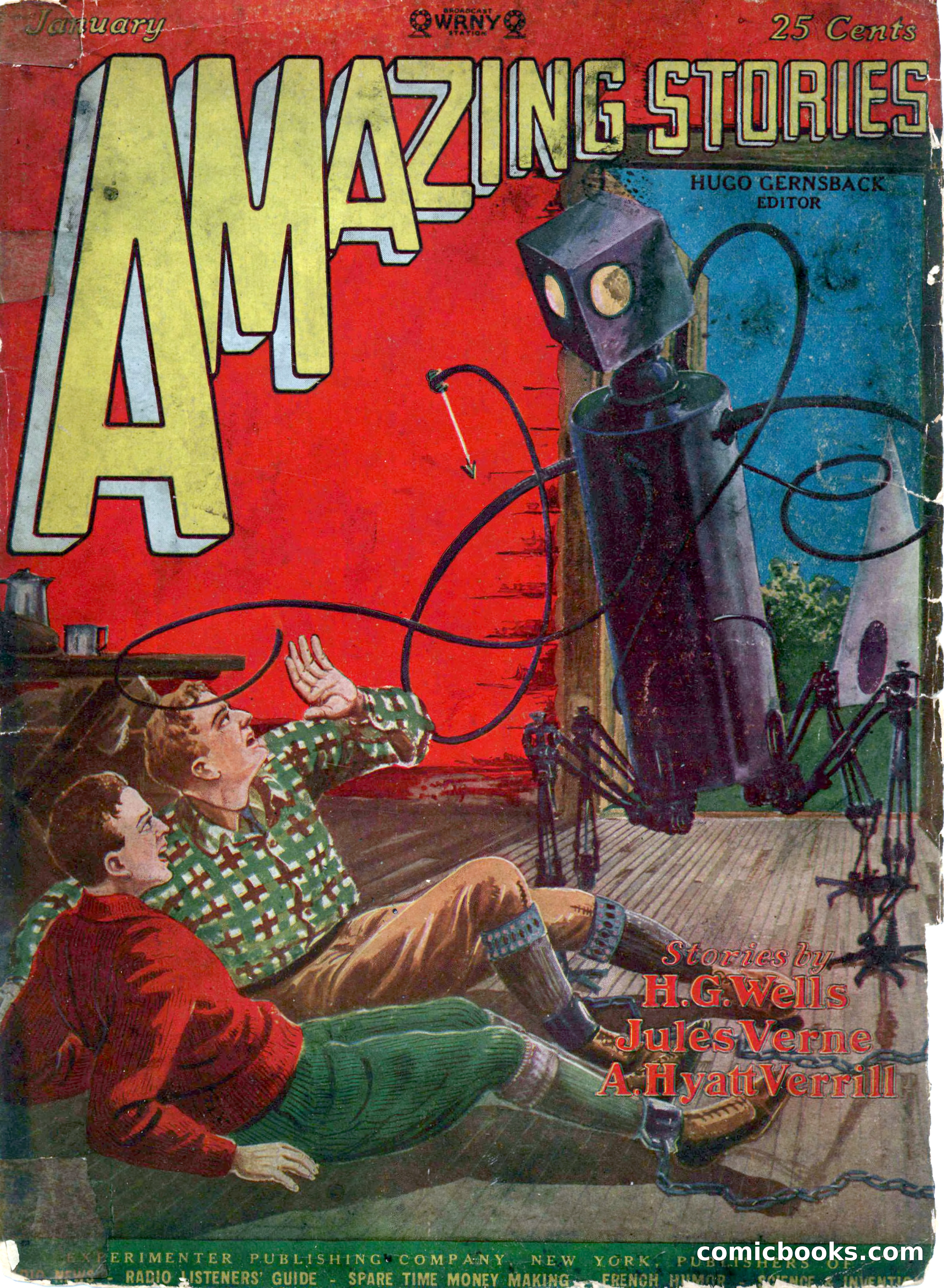 Amazing Stories, Vol. 2 No. 10 — page 1 of 102