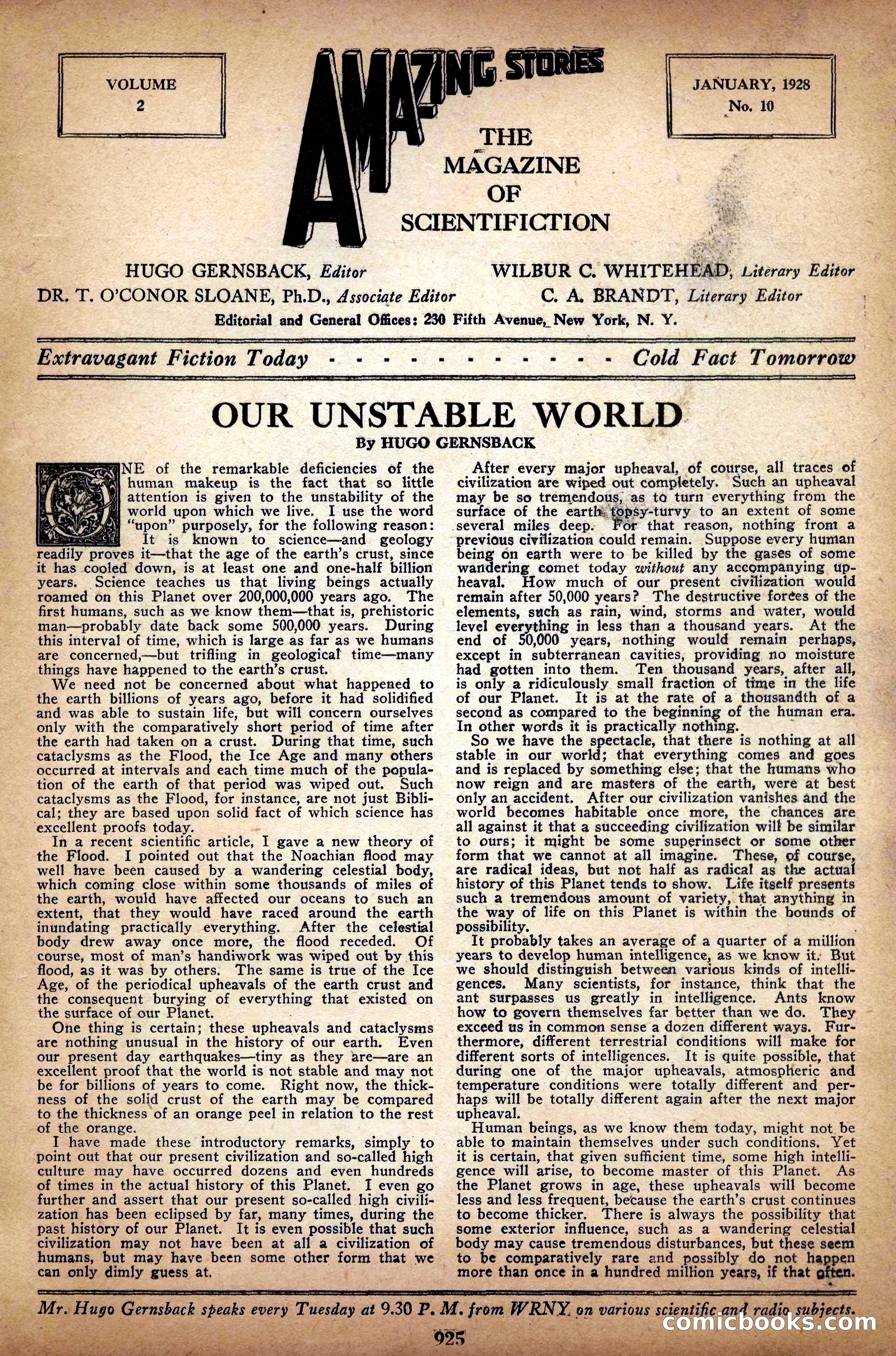 Amazing Stories, Vol. 2 No. 10 — page 7 of 102