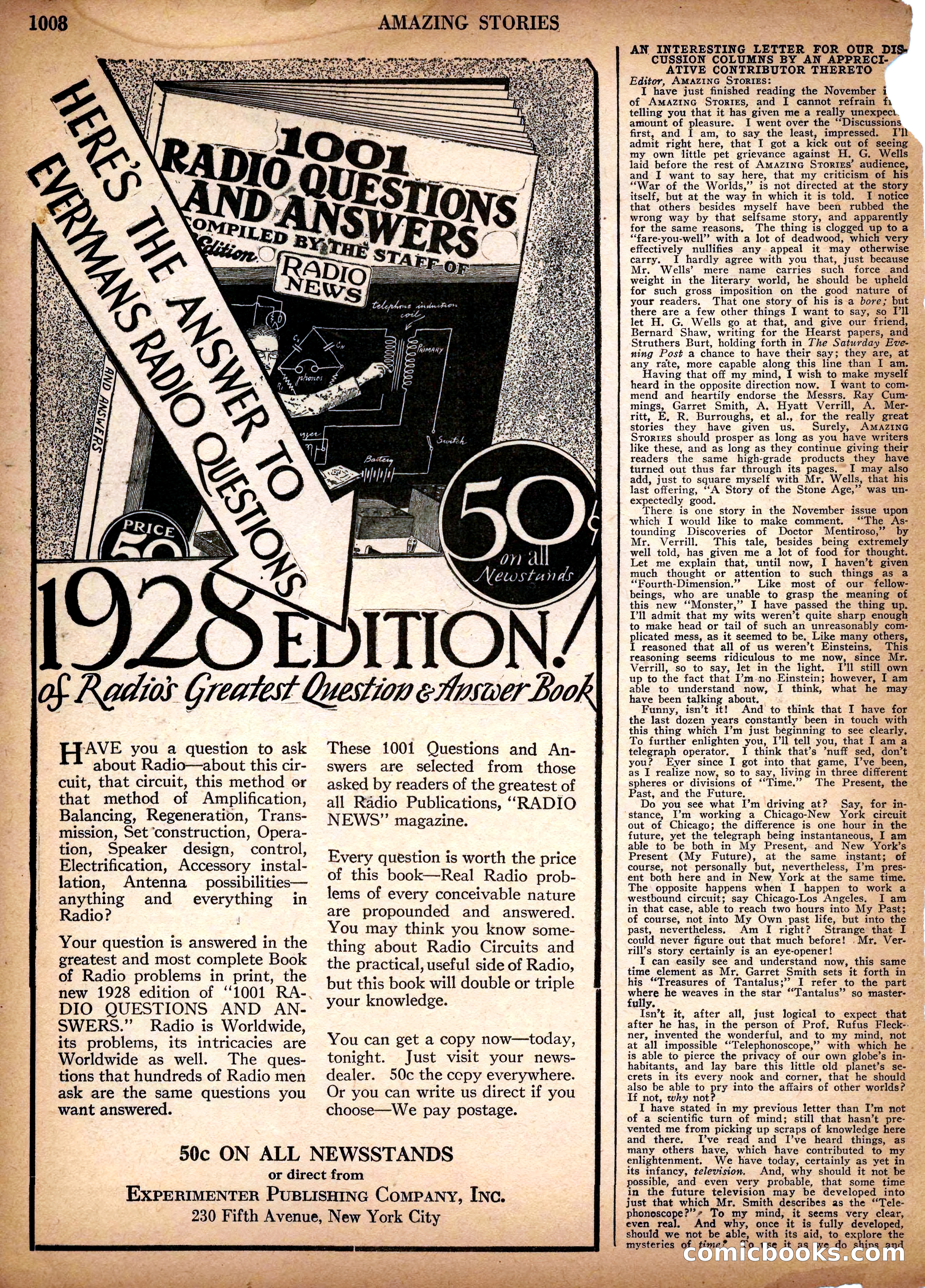 Amazing Stories, Vol. 2 No. 10 — page 90 of 102