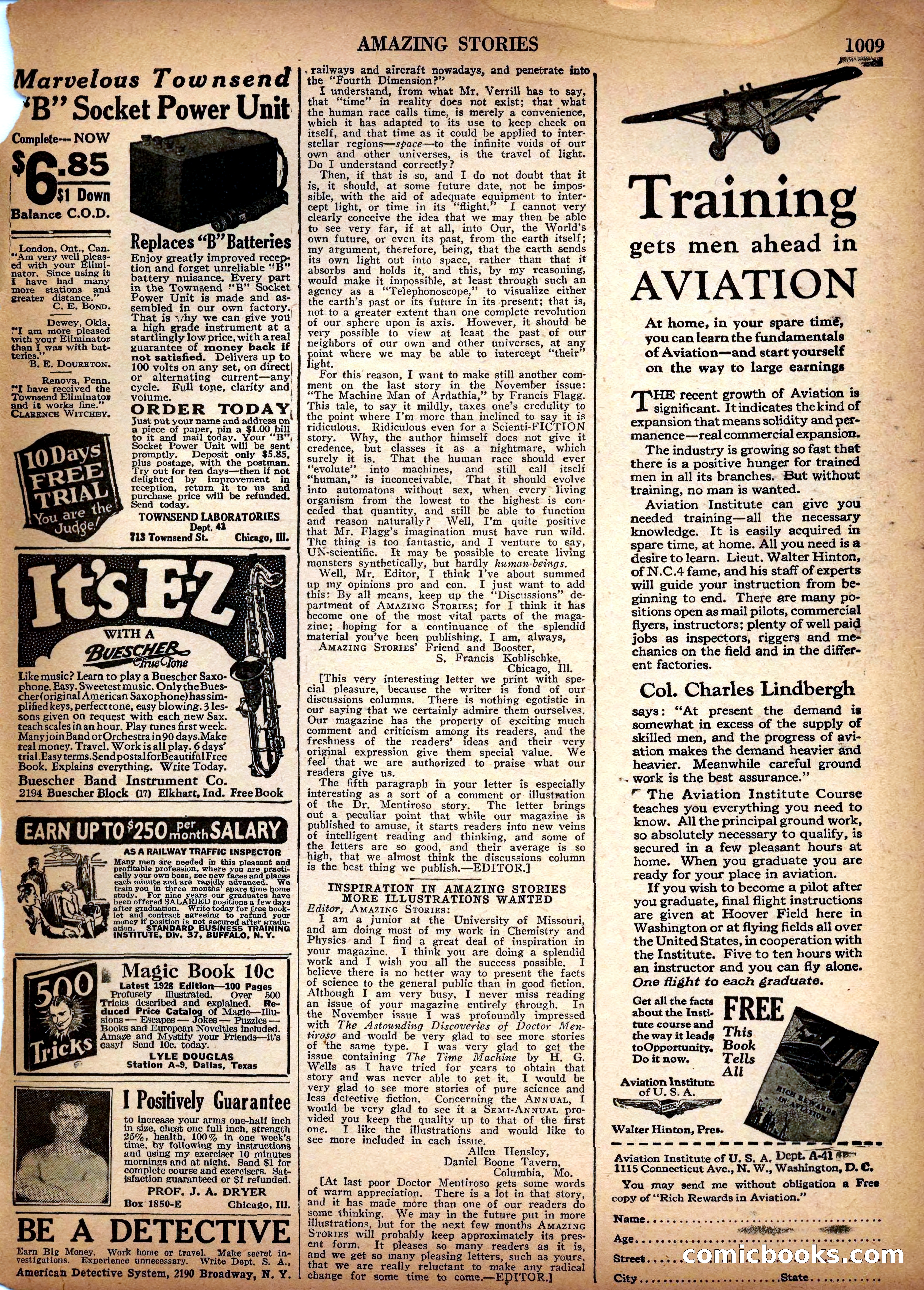 Amazing Stories, Vol. 2 No. 10 — page 91 of 102