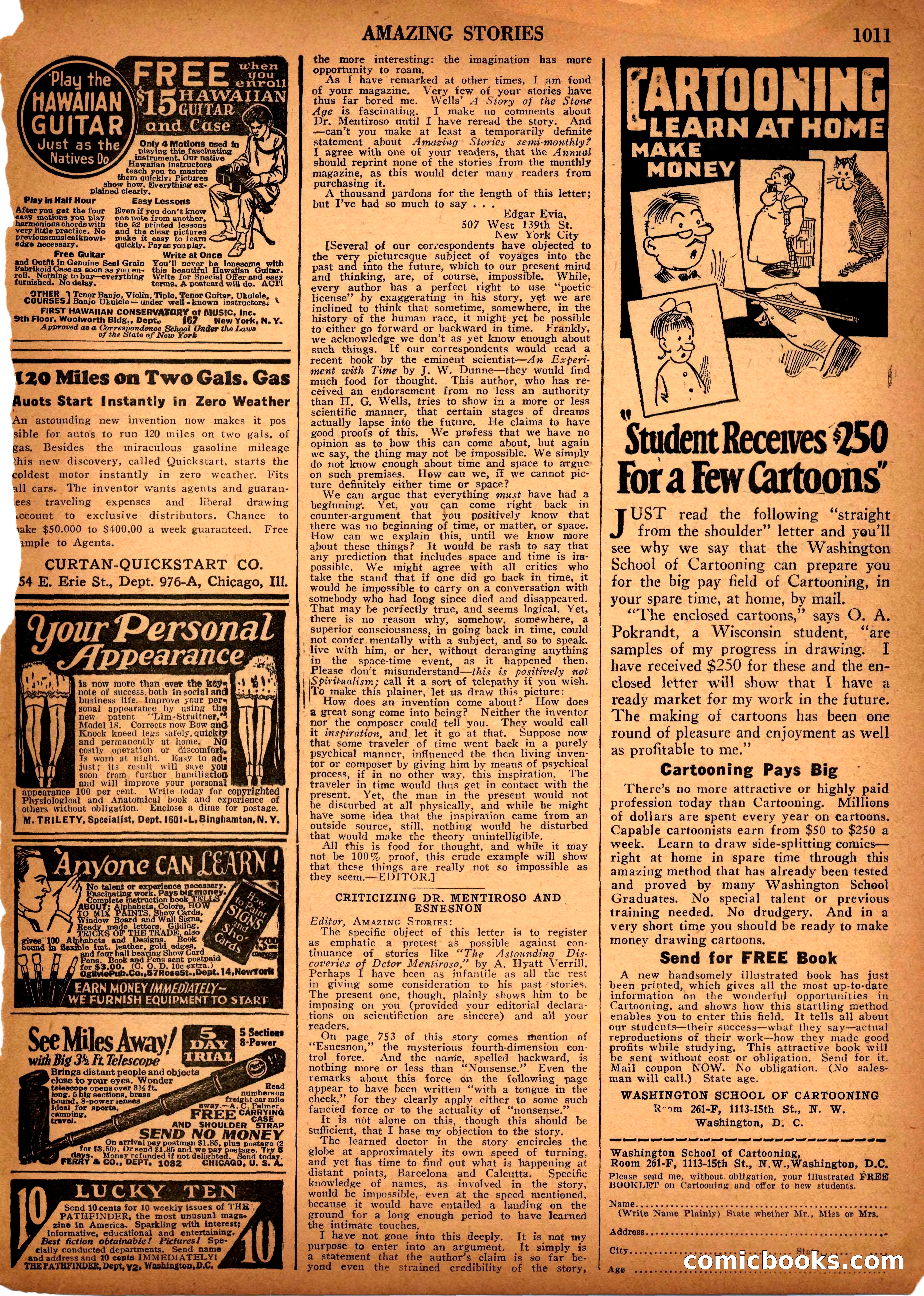 Amazing Stories, Vol. 2 No. 10 — page 93 of 102