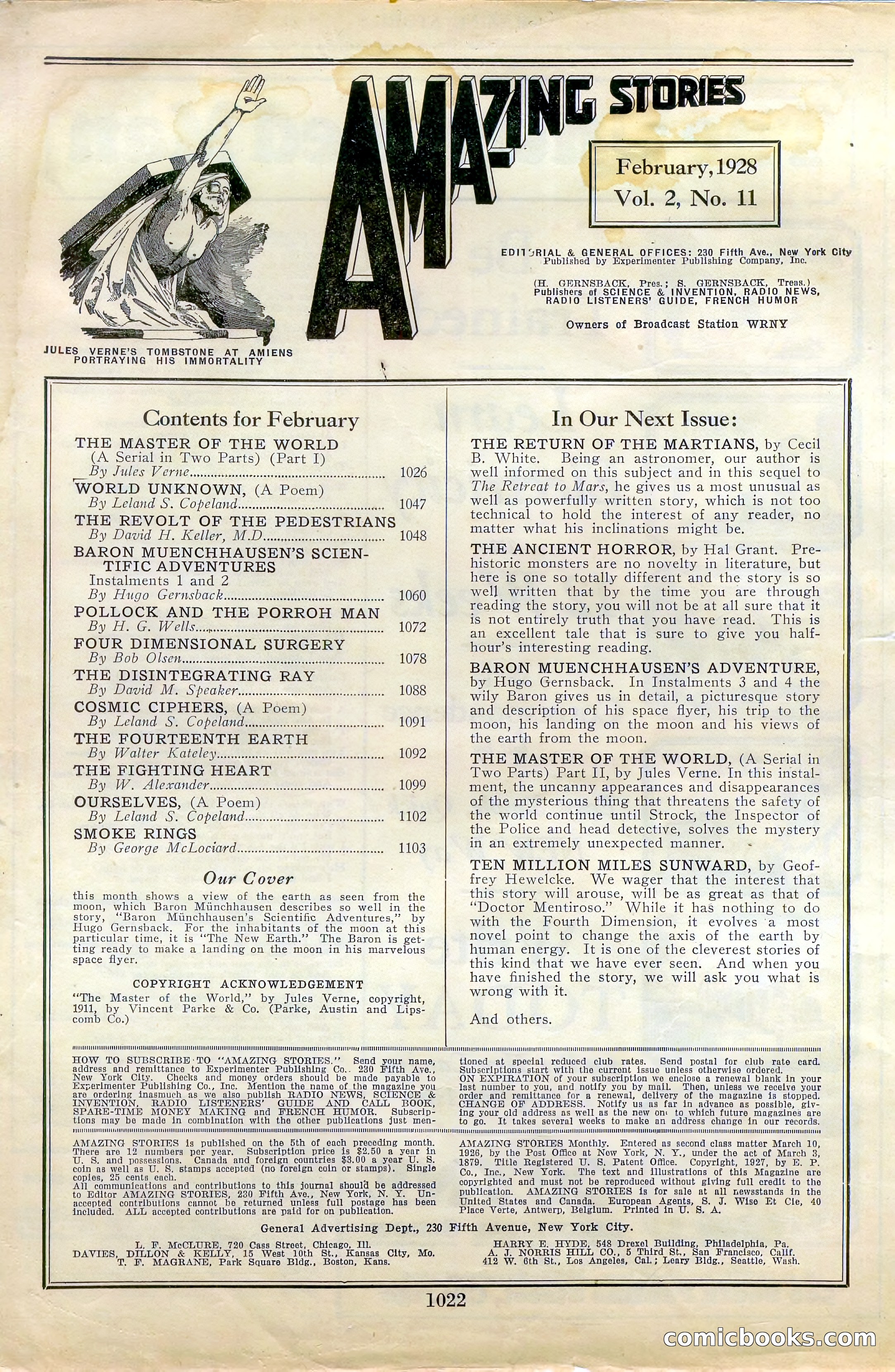 Amazing Stories, Vol. 2, No. 11 — page 3 of 101