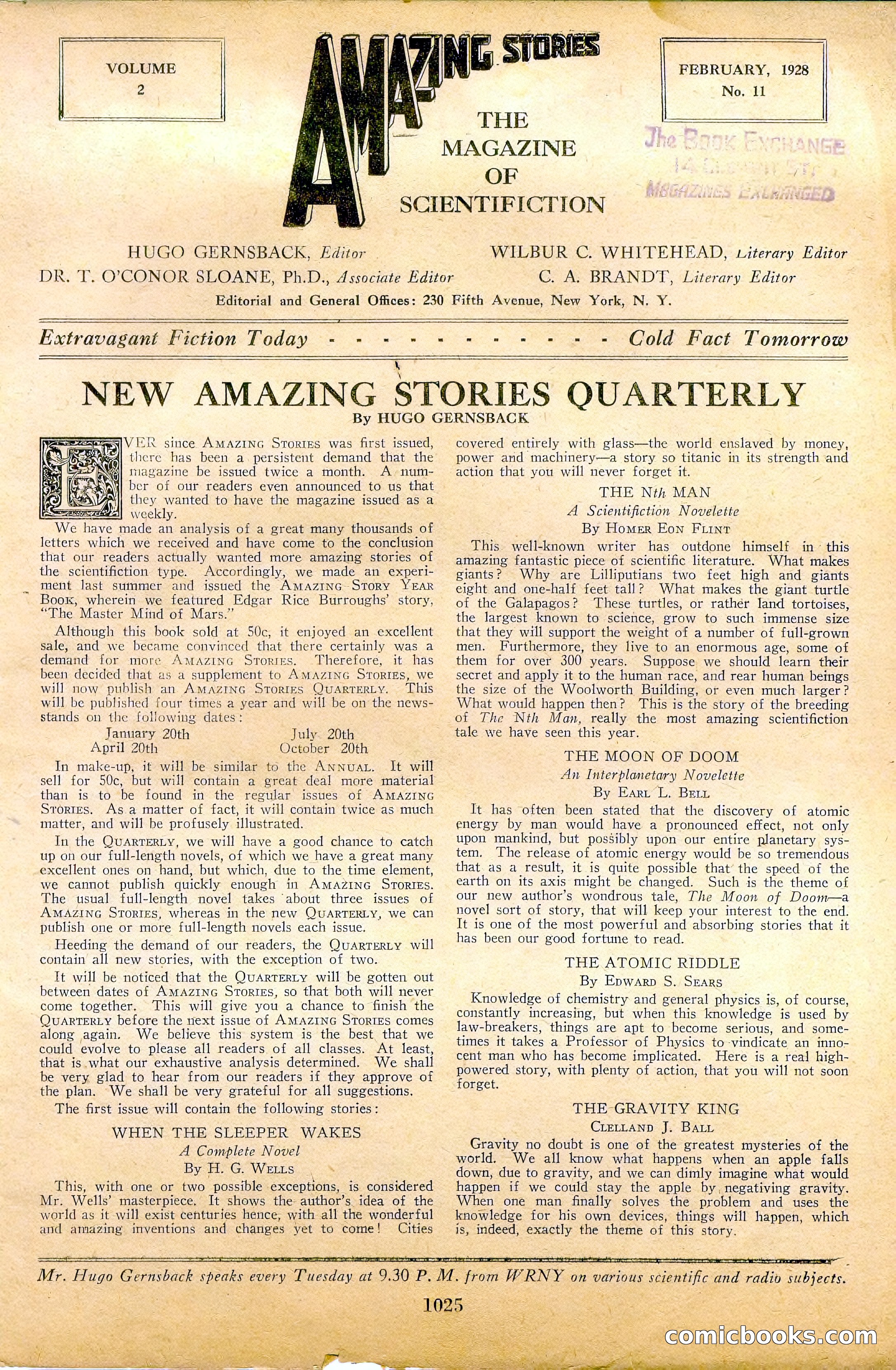 Amazing Stories, Vol. 2, No. 11 — page 6 of 101