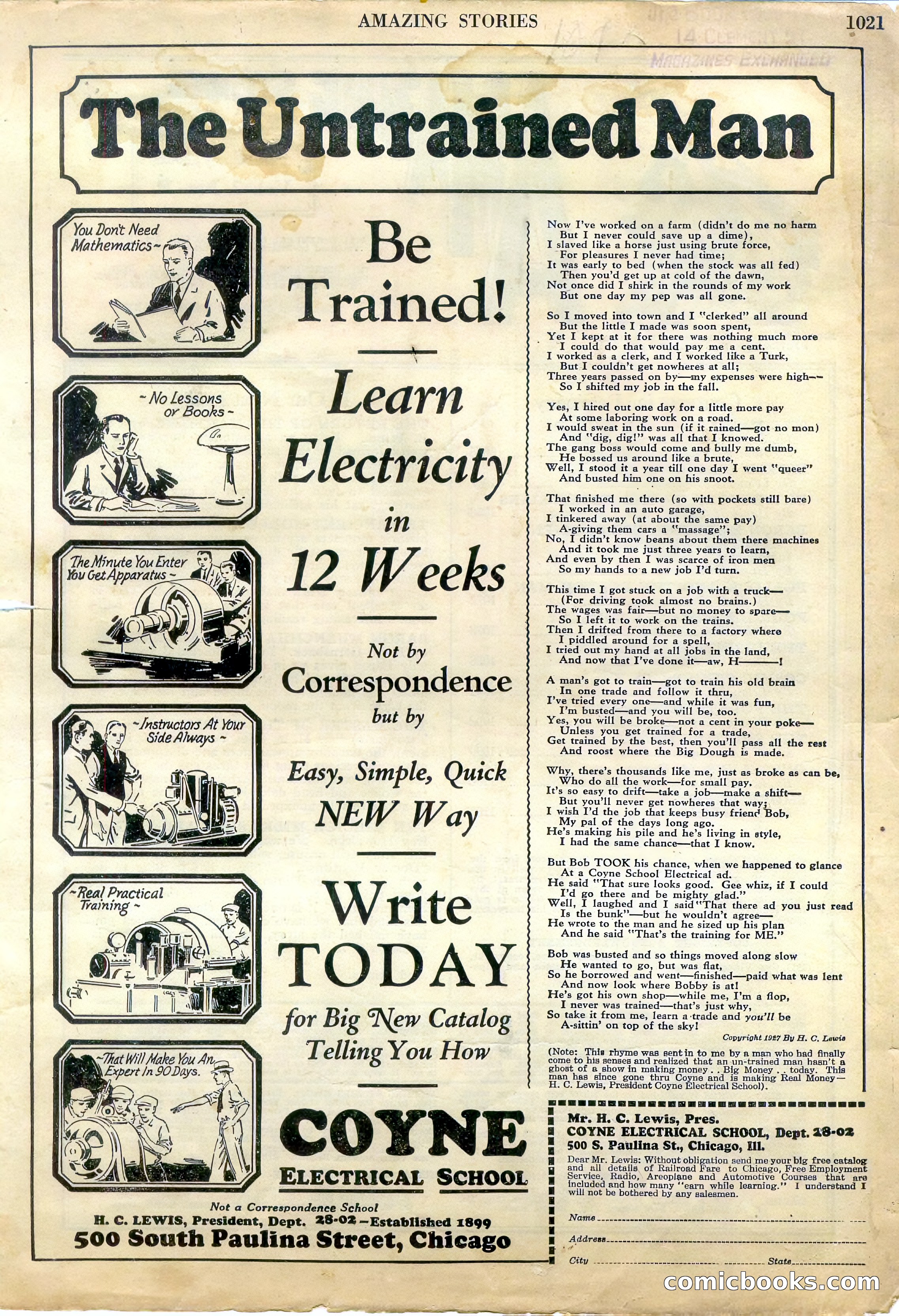 Amazing Stories, Vol. 2, No. 11 — page 2 of 101