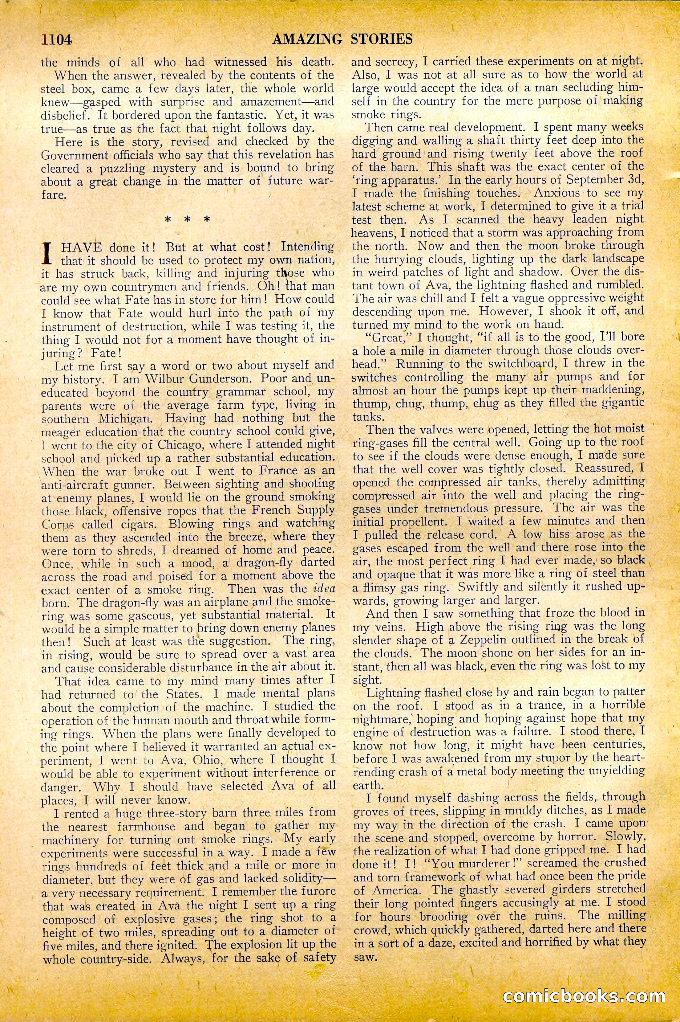 Amazing Stories, Vol. 2, No. 11 — page 85 of 101