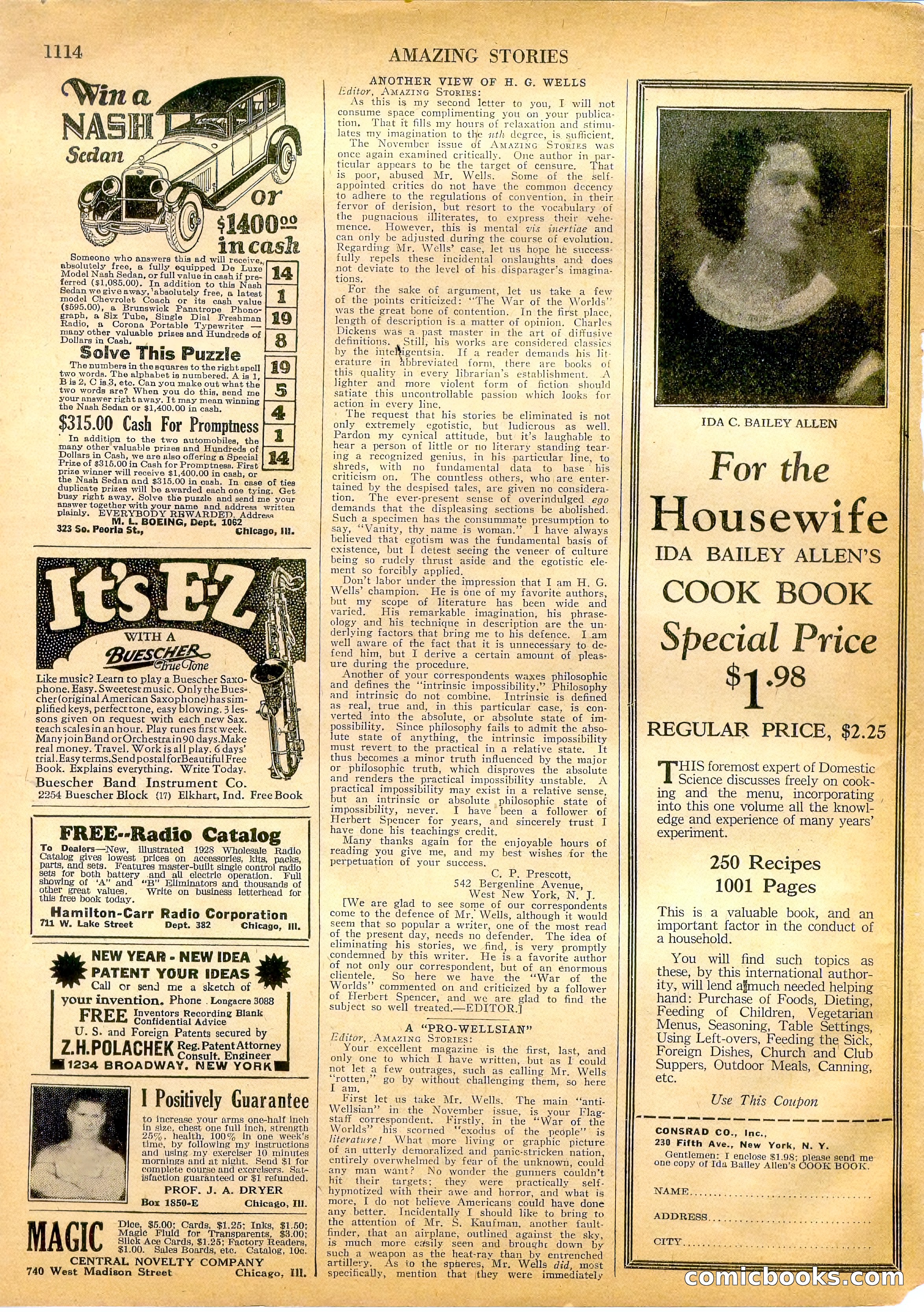 Amazing Stories, Vol. 2, No. 11 — page 95 of 101