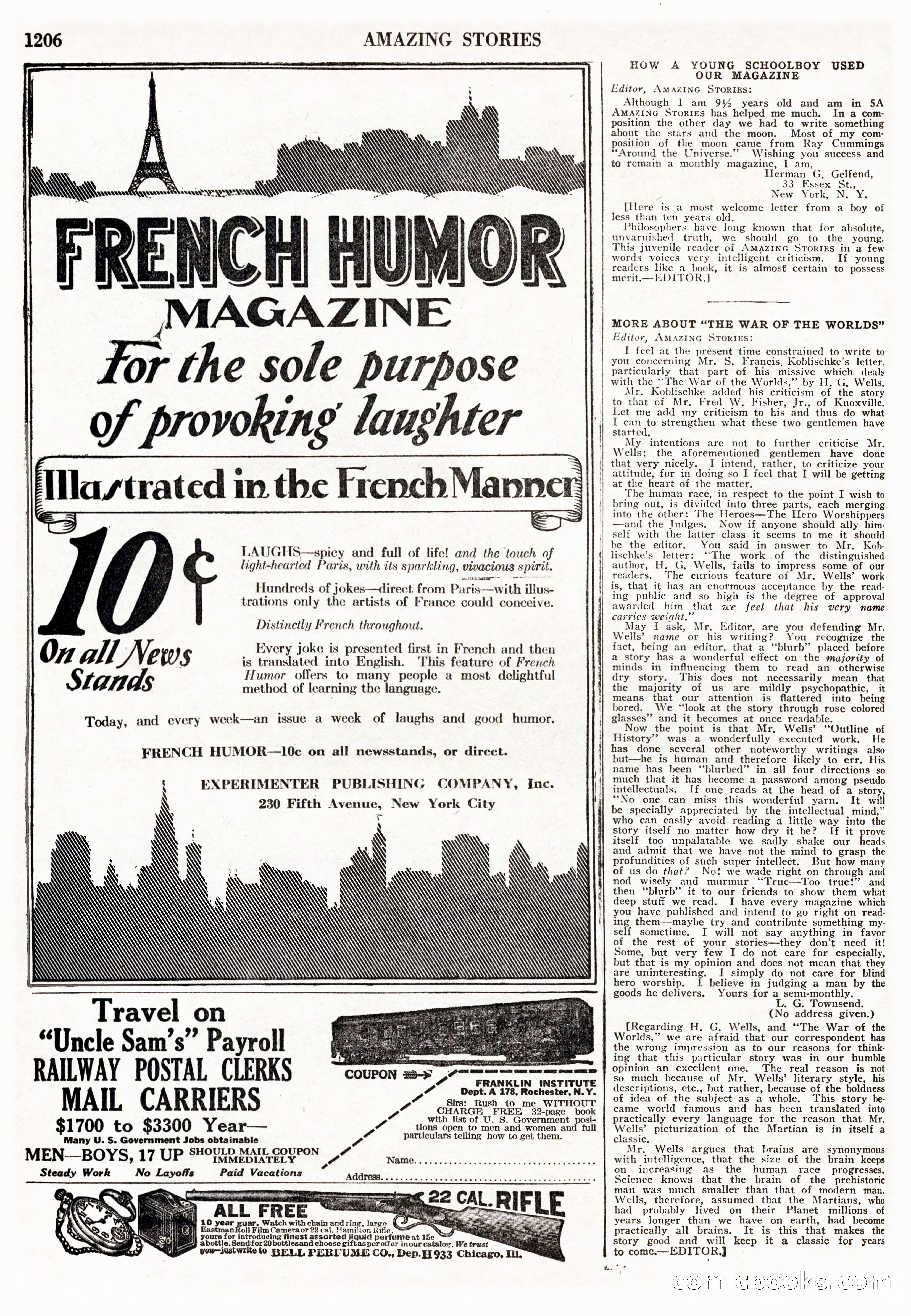 Amazing Stories, Vol. 2 No. 12 — page 88 of 104