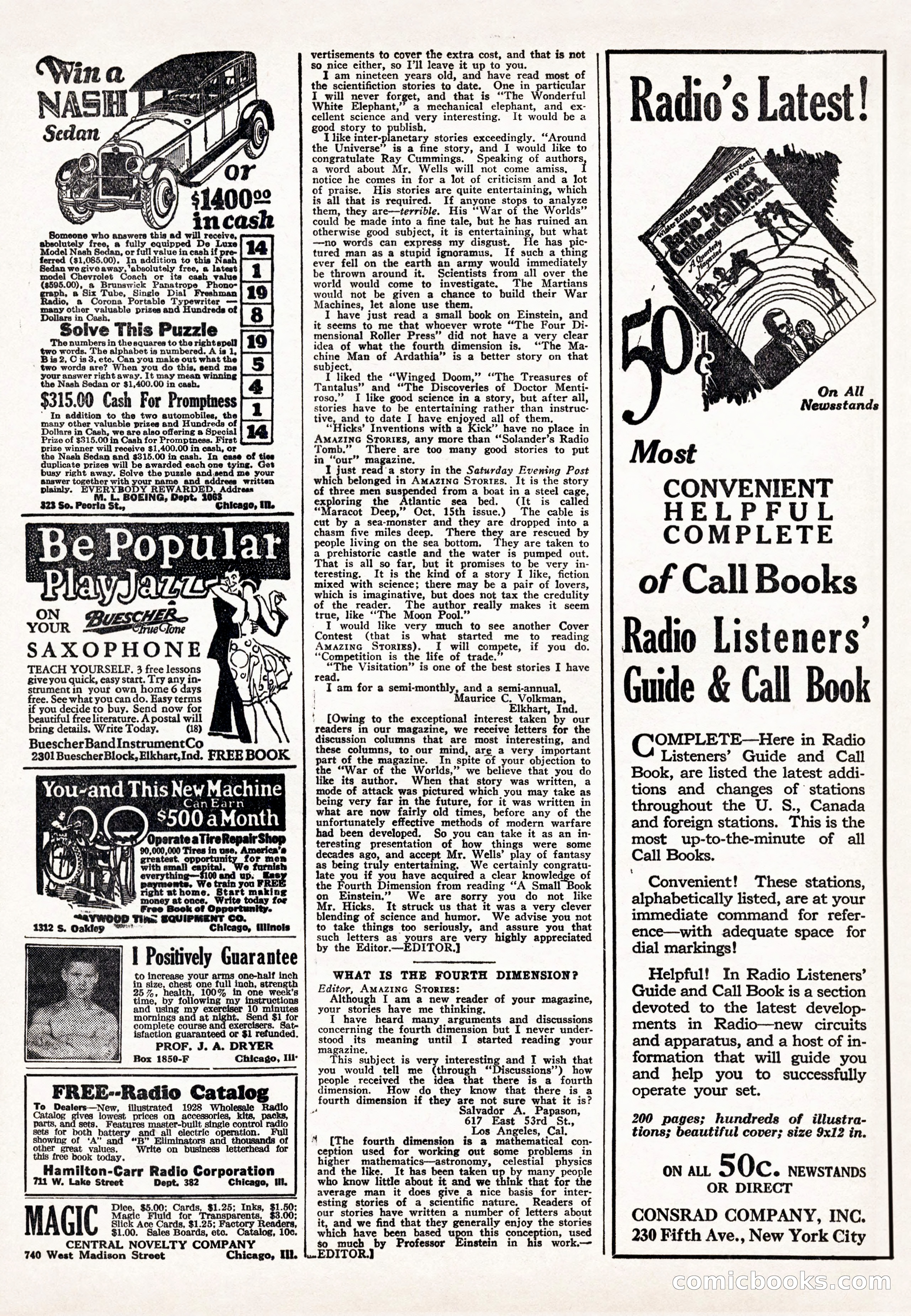 Amazing Stories, Vol. 2 No. 12 — page 90 of 104