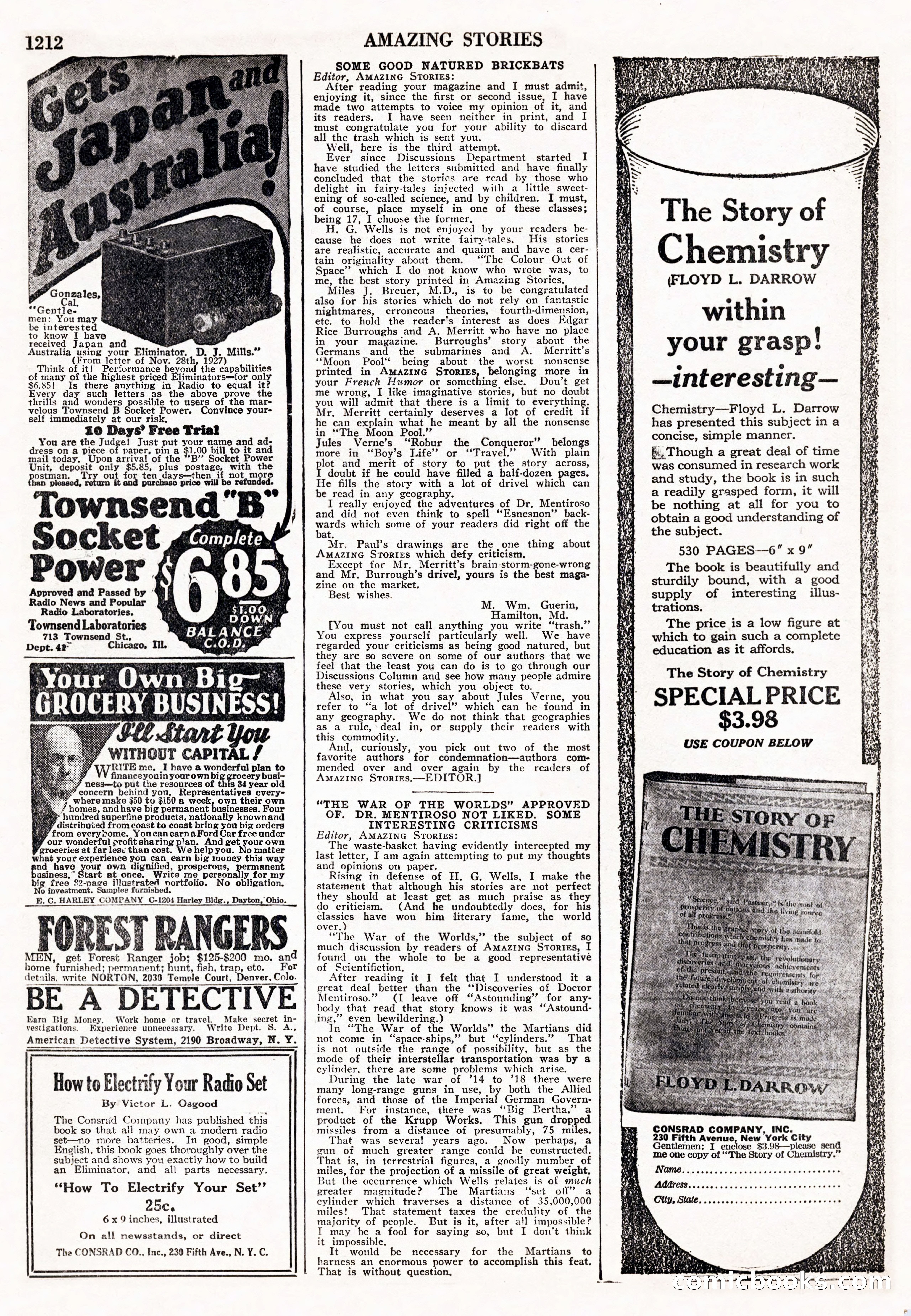 Amazing Stories, Vol. 2 No. 12 — page 94 of 104