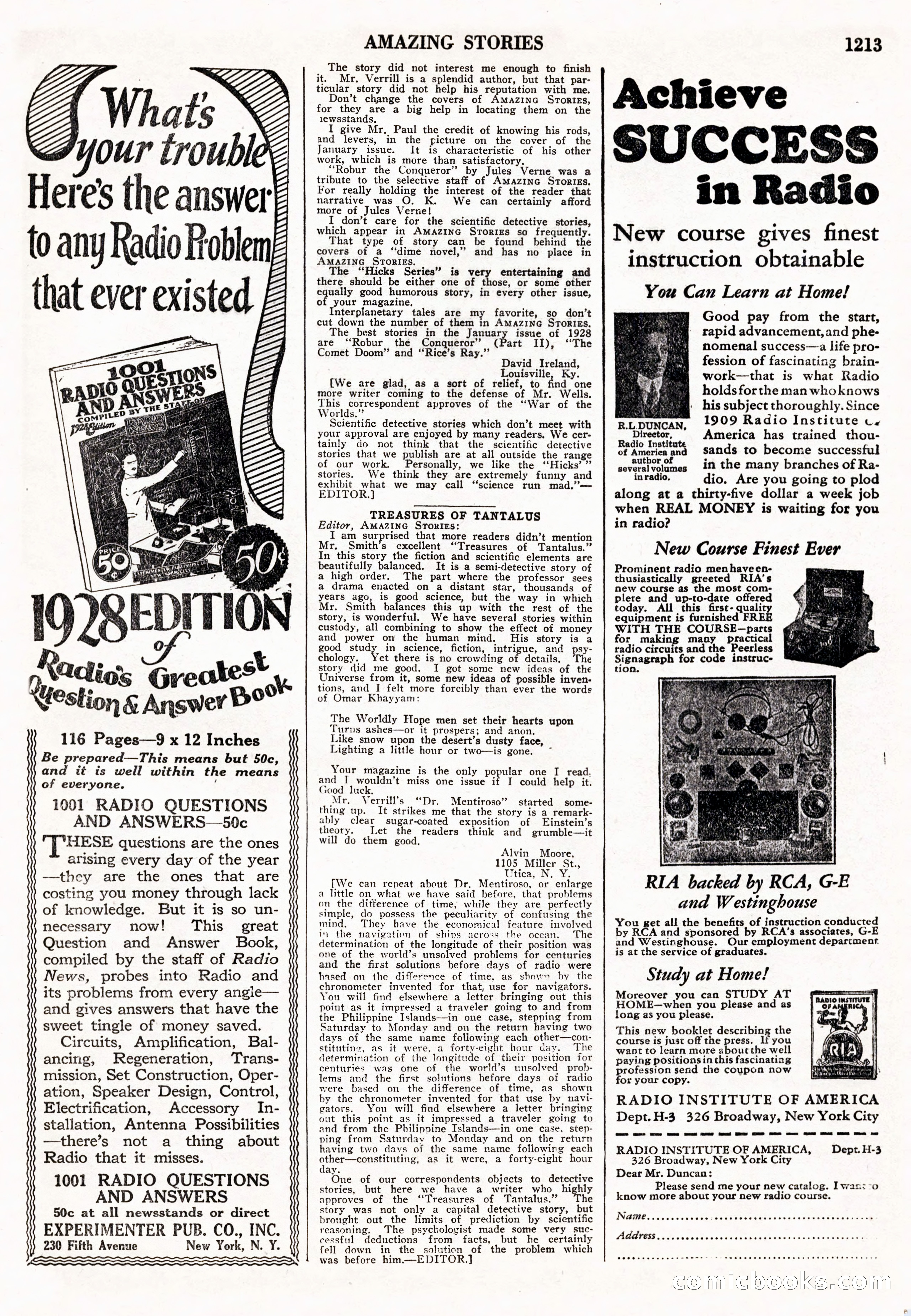 Amazing Stories, Vol. 2 No. 12 — page 95 of 104