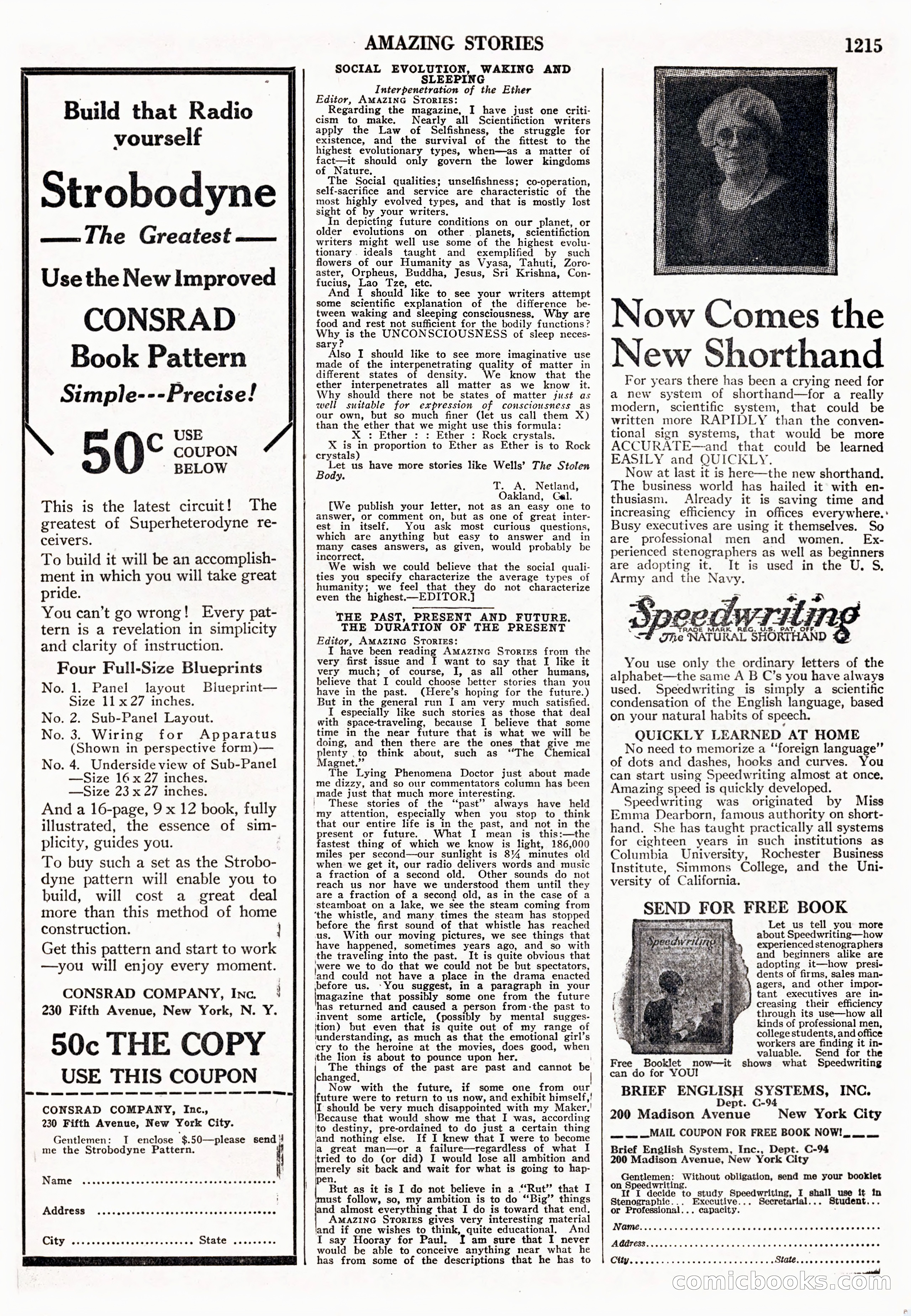 Amazing Stories, Vol. 2 No. 12 — page 97 of 104
