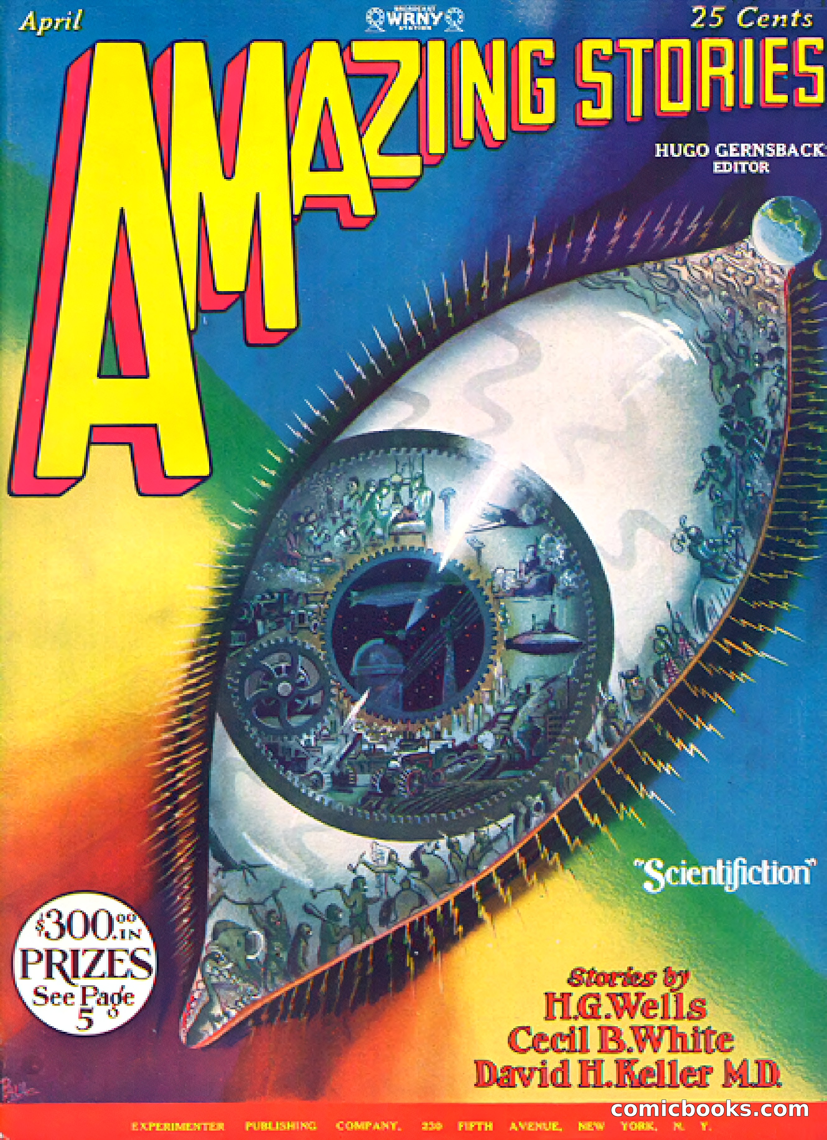 Amazing Stories, Vol. 3, No. 1 — page 1 of 99