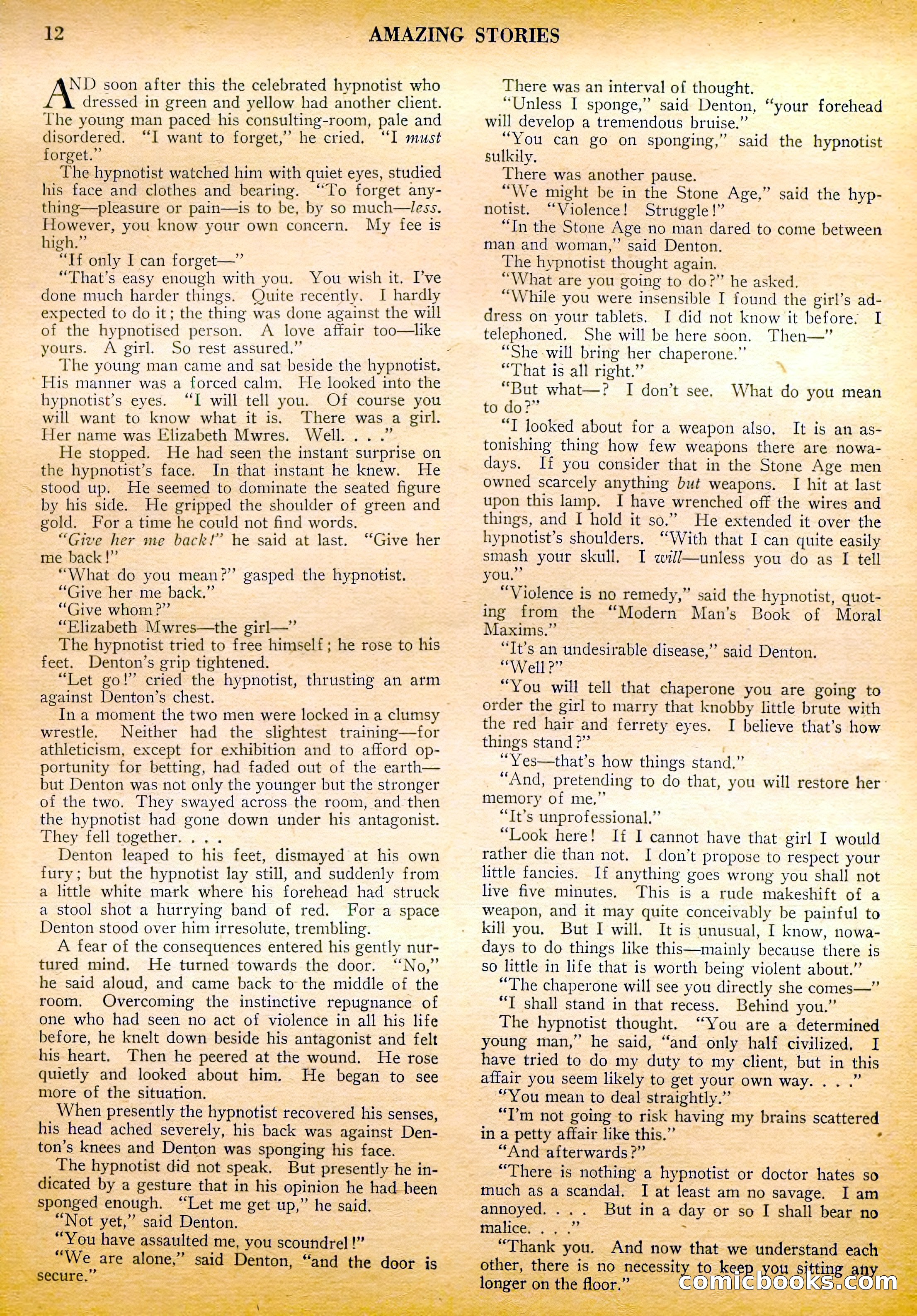 Amazing Stories, Vol. 3, No. 1 — page 13 of 99